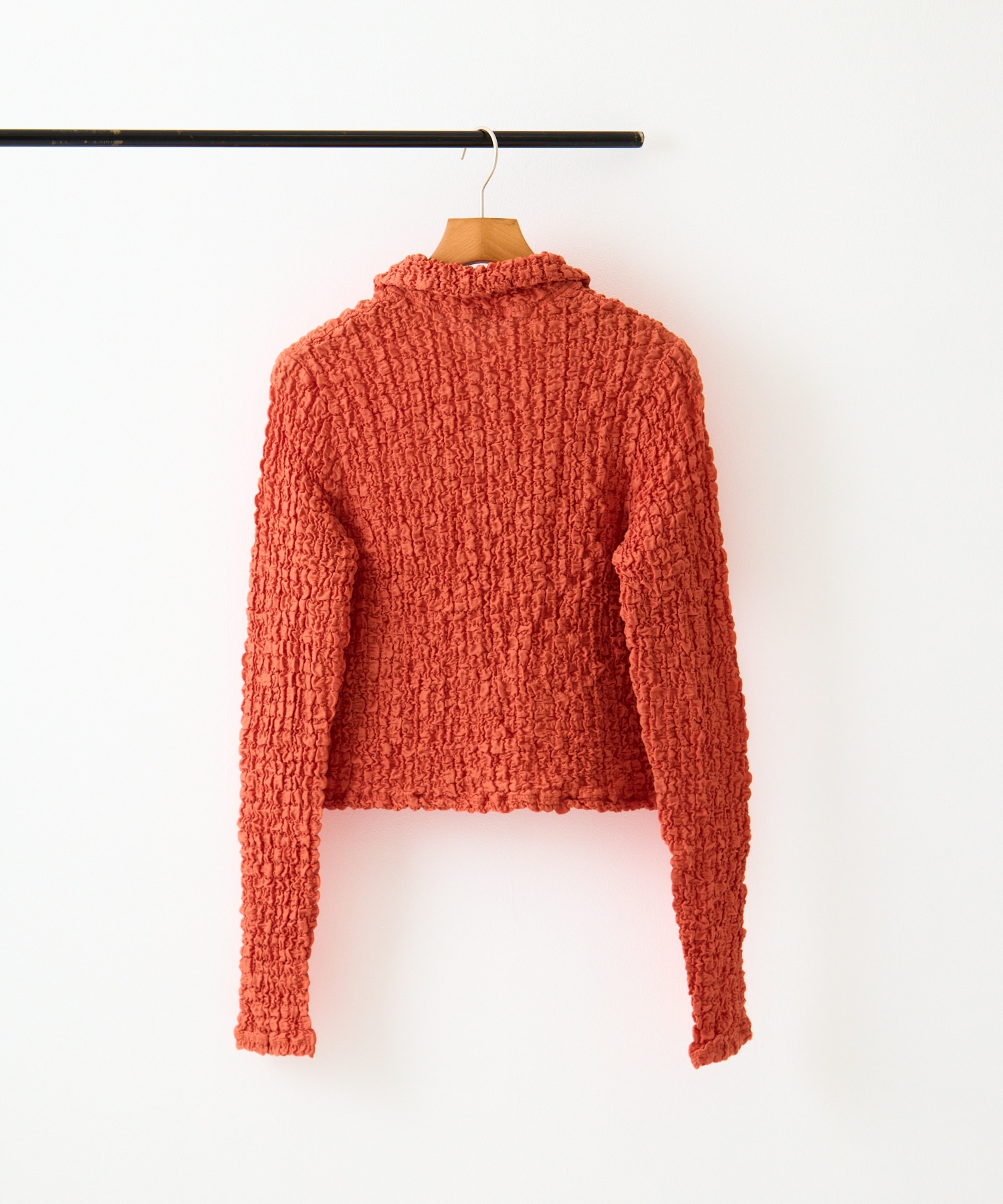 Shrink  Lace Cropped Shirt PHEENY