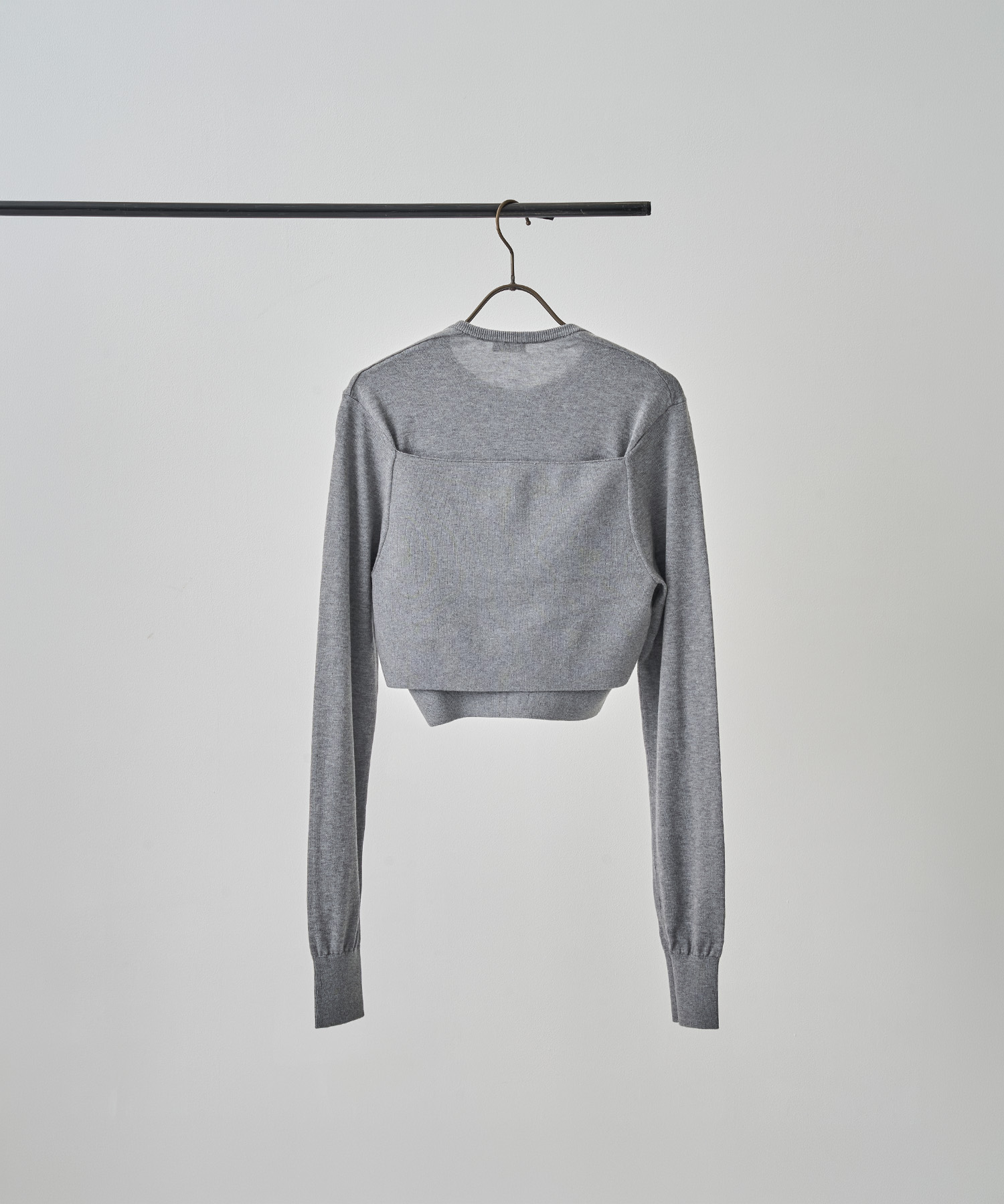 Cotton 16G 2-Way Cardigan INSCRIRE