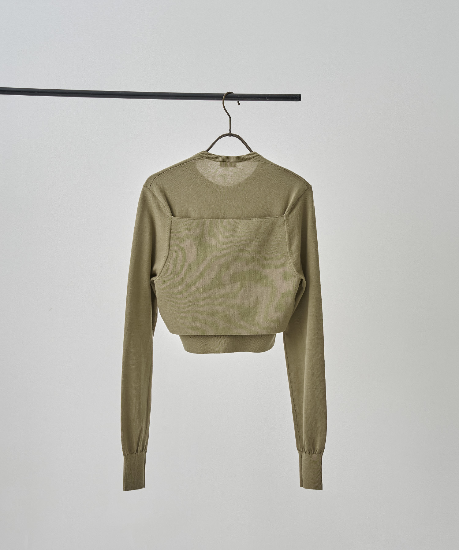 Cotton 16G 2-Way Cardigan INSCRIRE