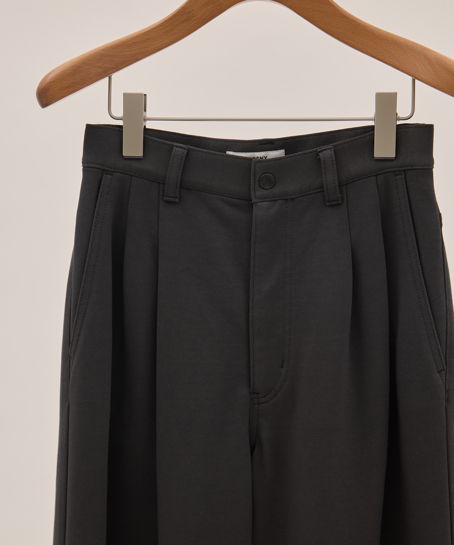 Hard Compact French Terry Wide Pants PHEENY