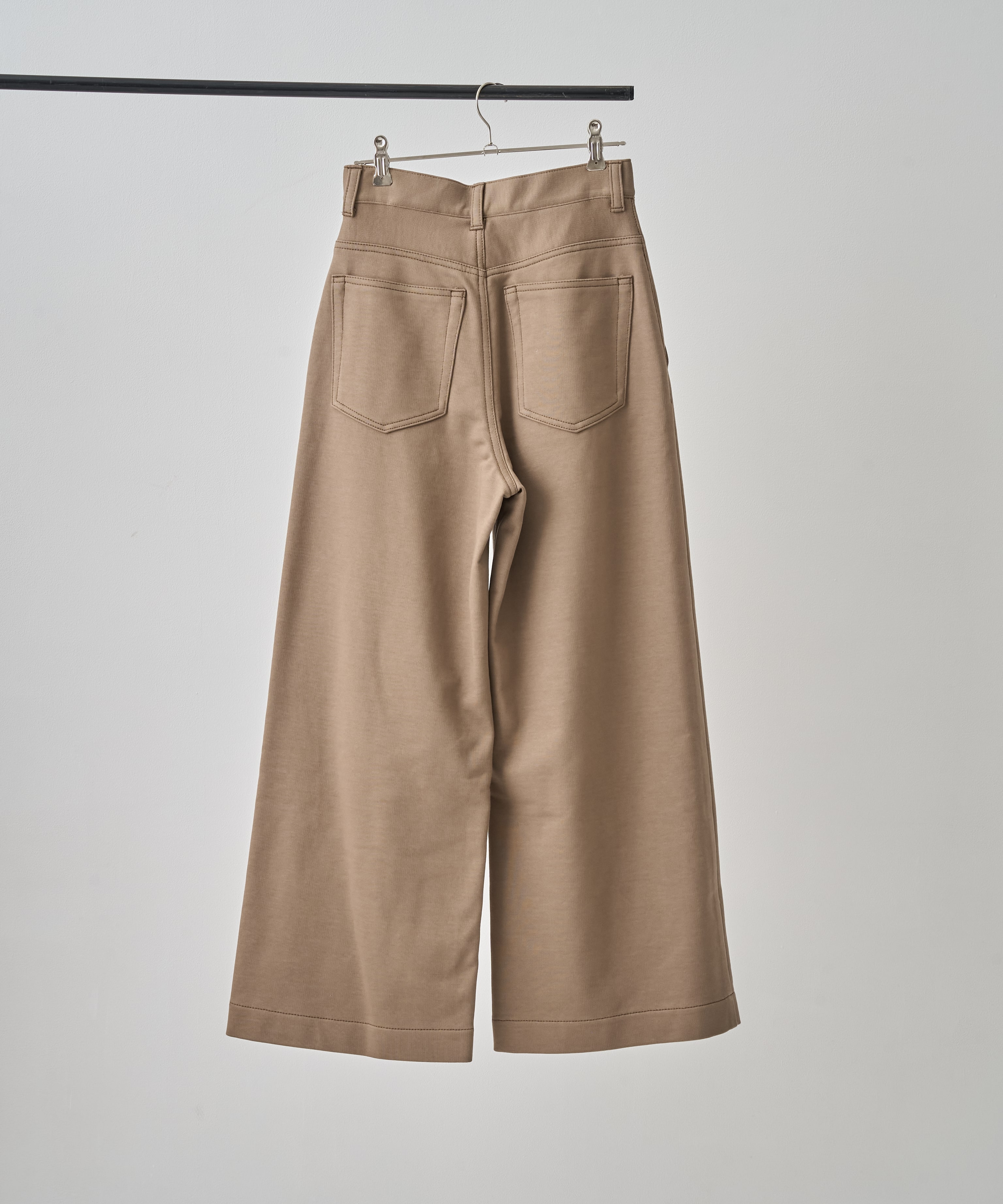 Hard Compact French Terry Wide Pants PHEENY