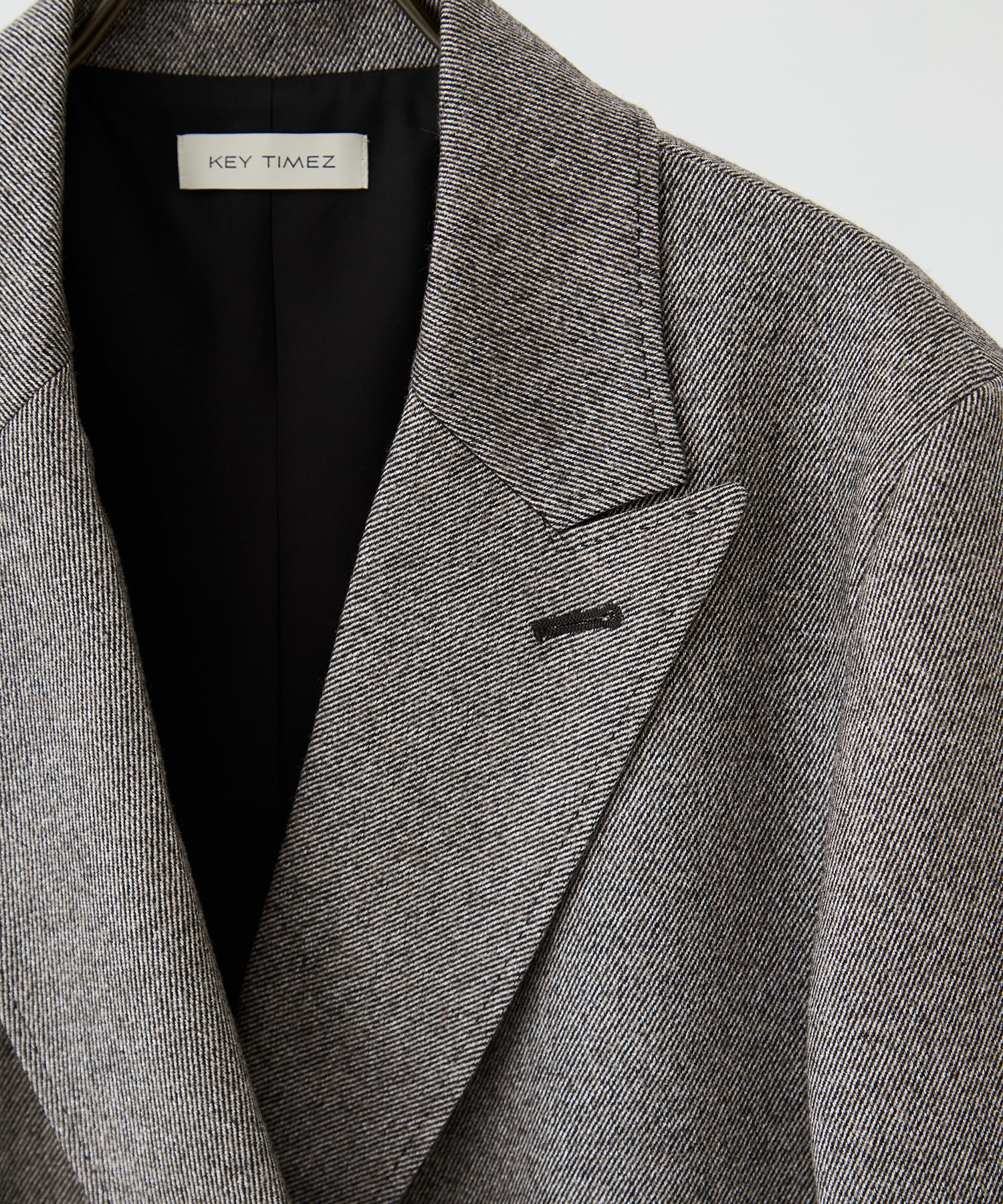 ミックスウールツイードダブルジャケット KEY TIMEZ
