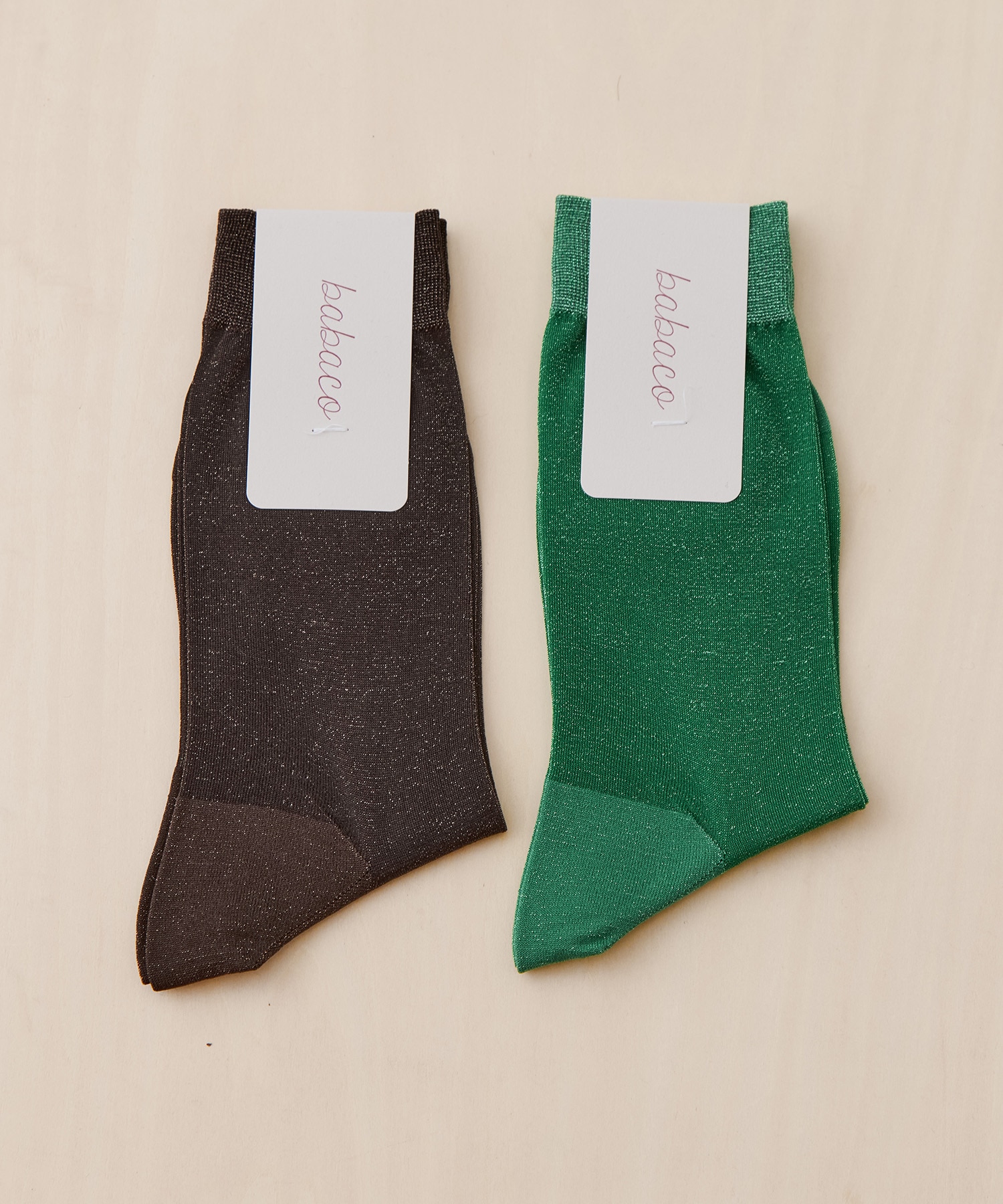 Lurex Sheer Socks babaco