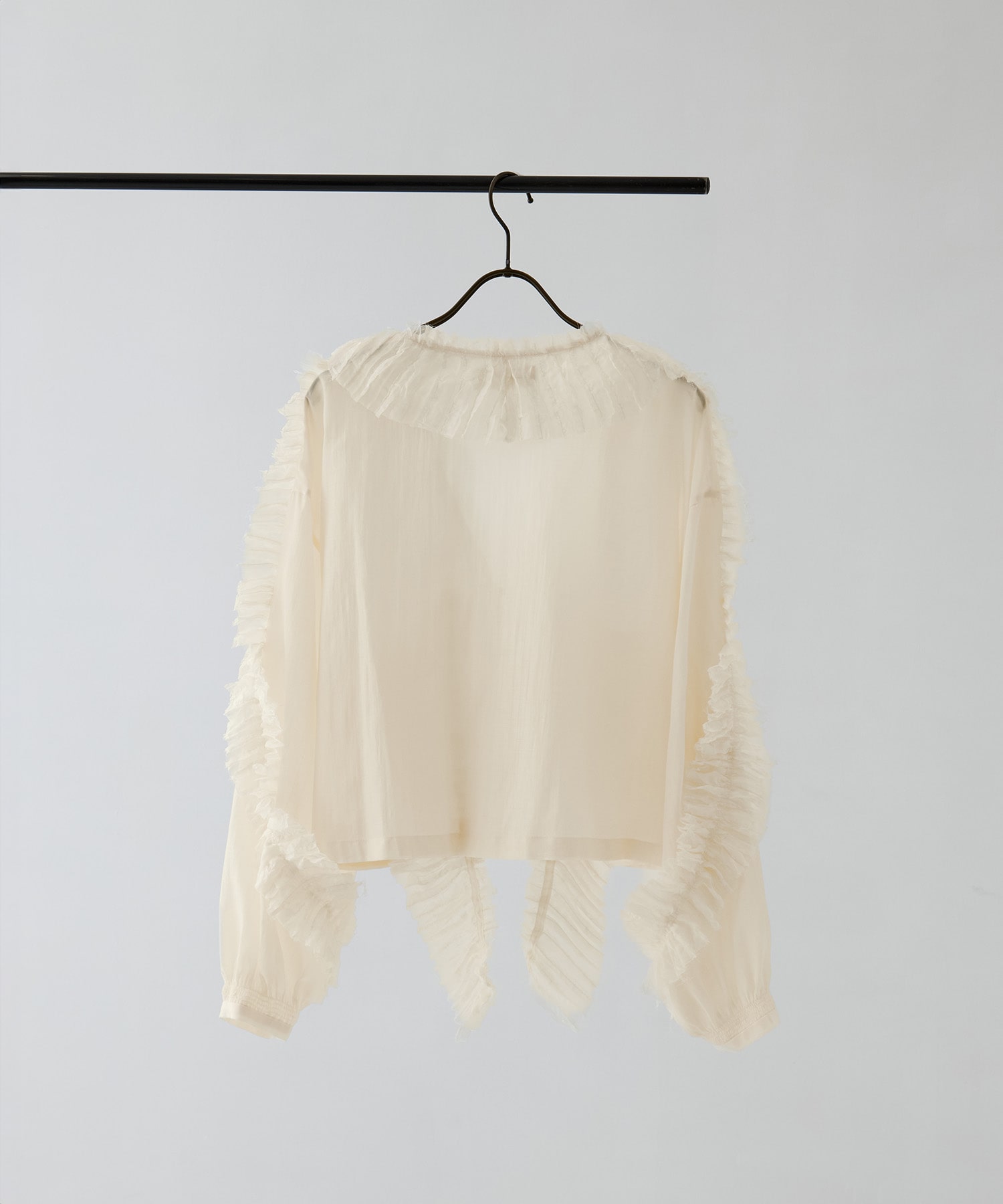 RUFFLE CHIFFON BLOUSE muller of yoshiokubo