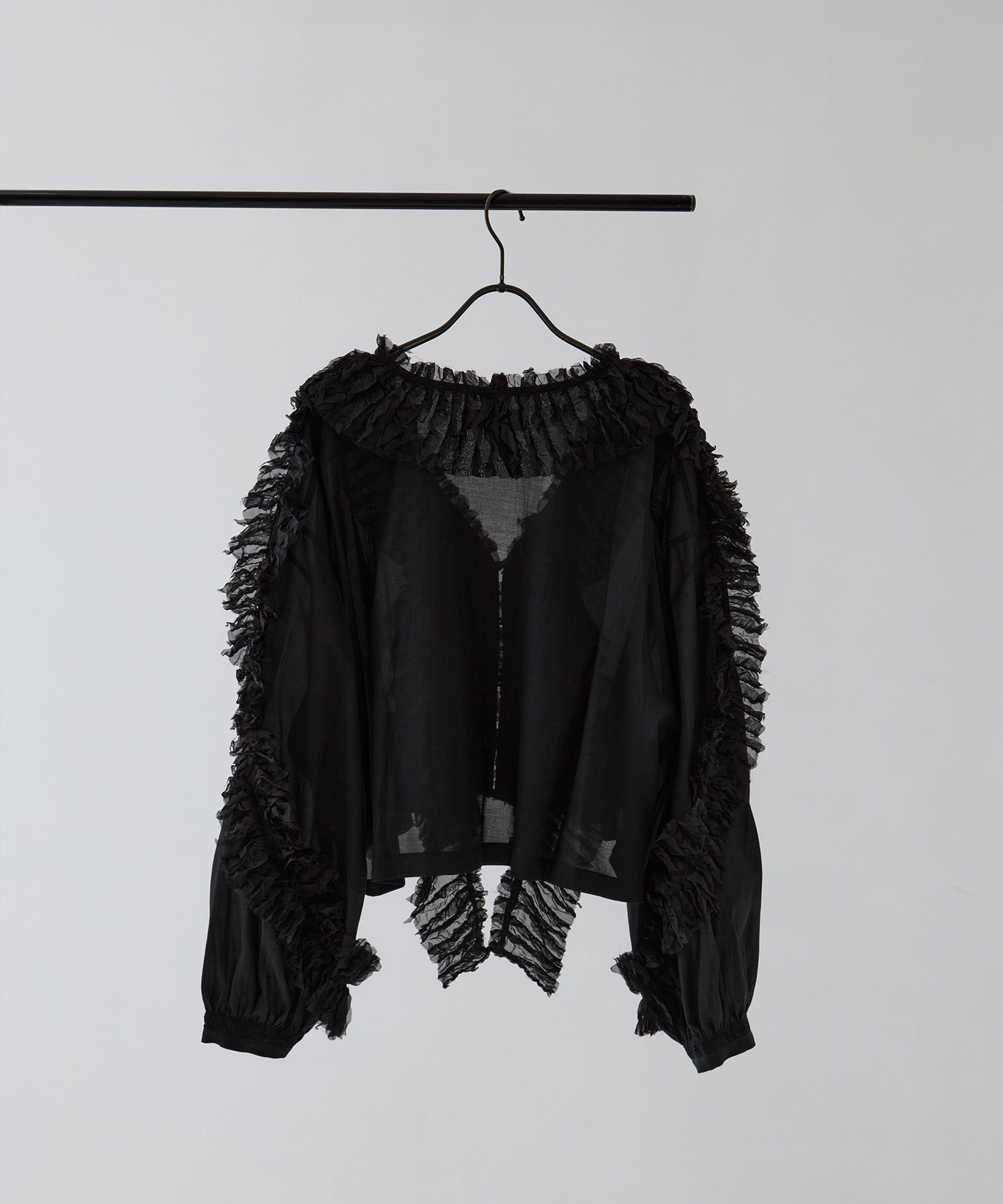 RUFFLE CHIFFON BLOUSE muller of yoshiokubo