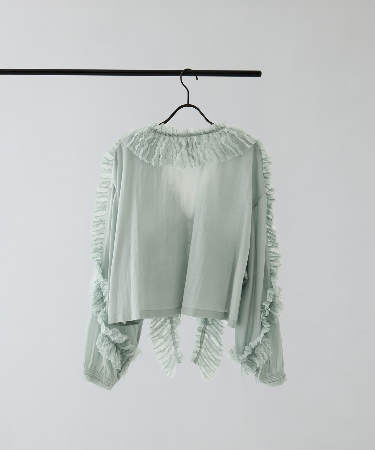 RUFFLE CHIFFON BLOUSE muller of yoshiokubo