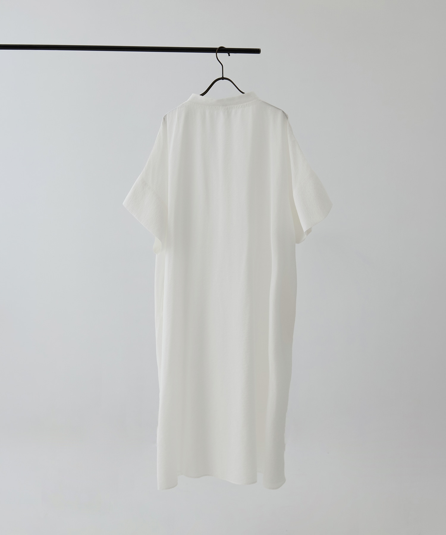 Modal silk gather neck dress 08sircus