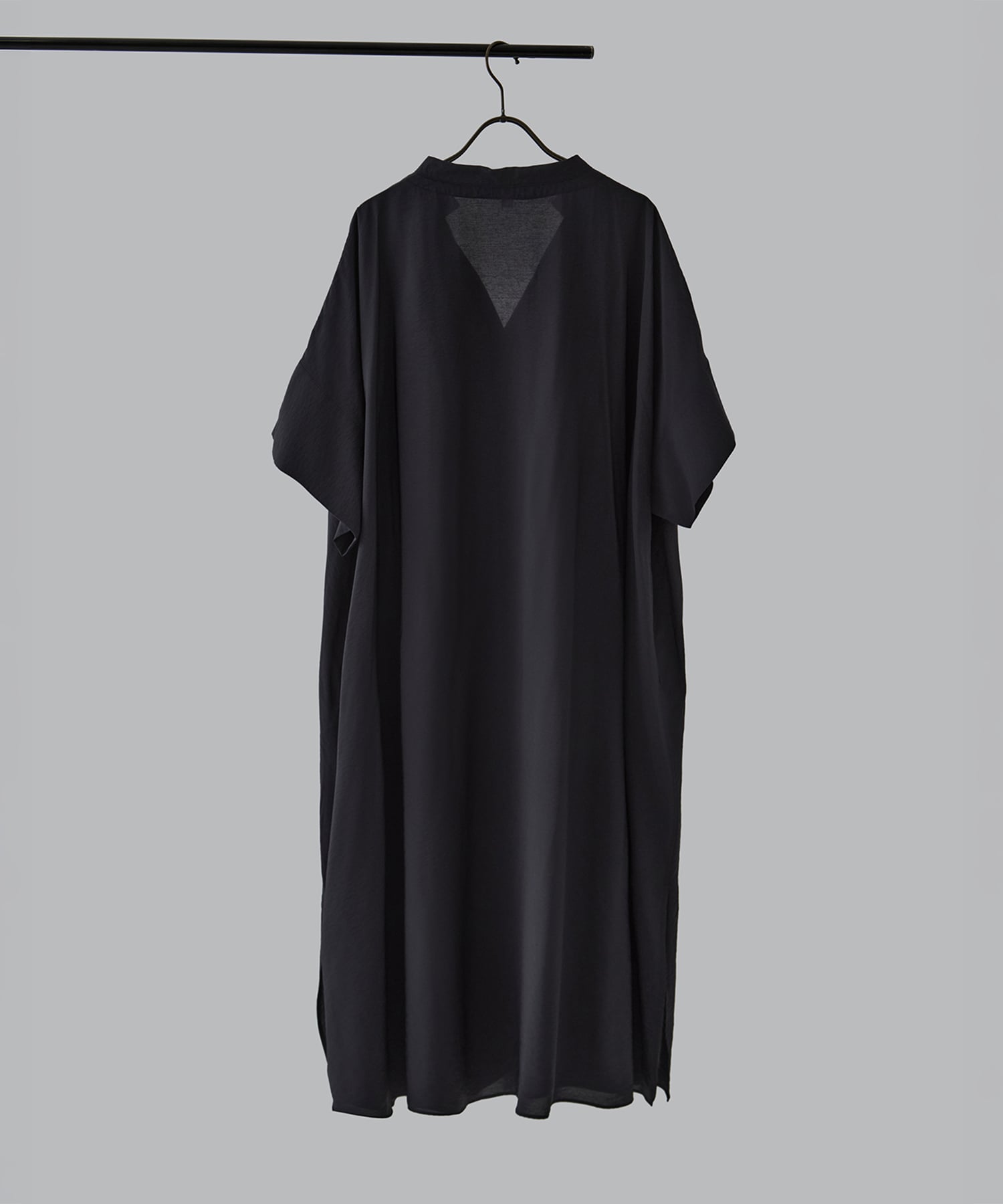 Modal silk gather neck dress 08sircus