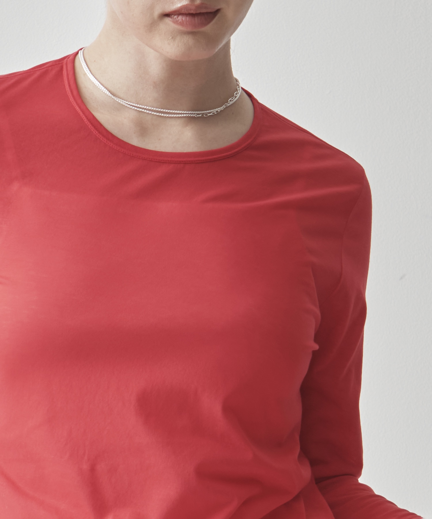 Side Slit Crew Neck Long Sleeve T GOOD PEOPLE GOOD STITCHING GOOD PRODUCT