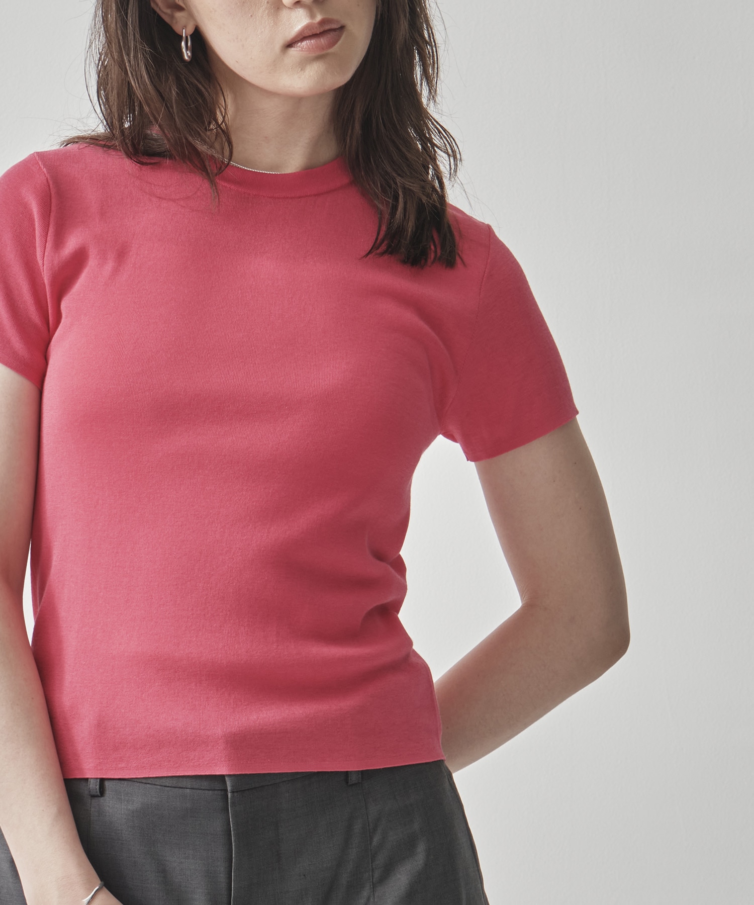 FRESCA CIRCULAR RIB PERFECT FIT PULLOVER ATON