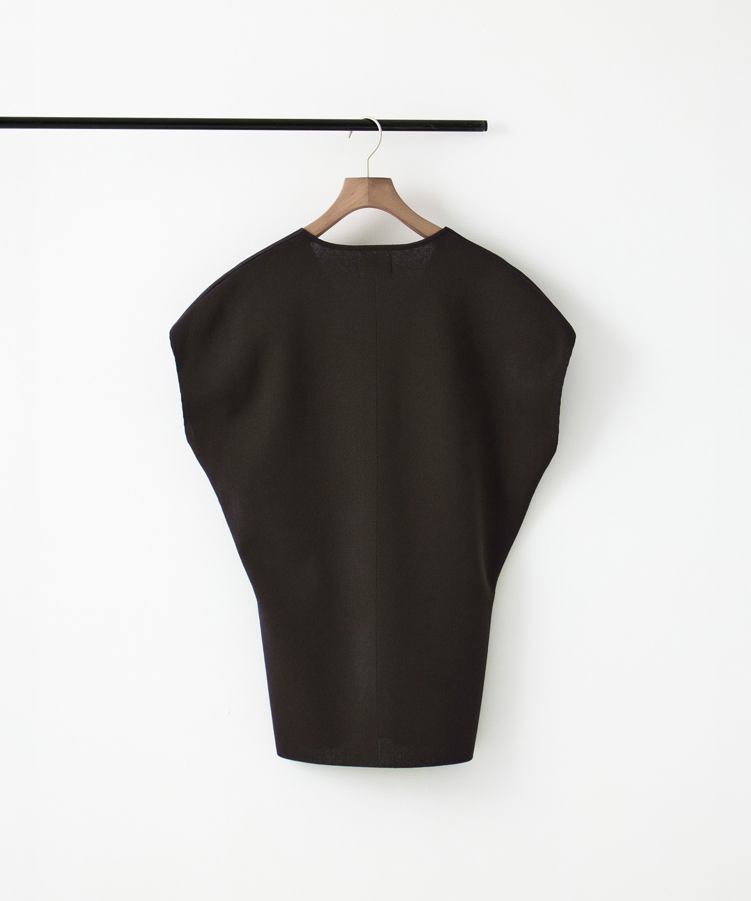 Dry Milano-rib Knit Vest WRAPINKNOT