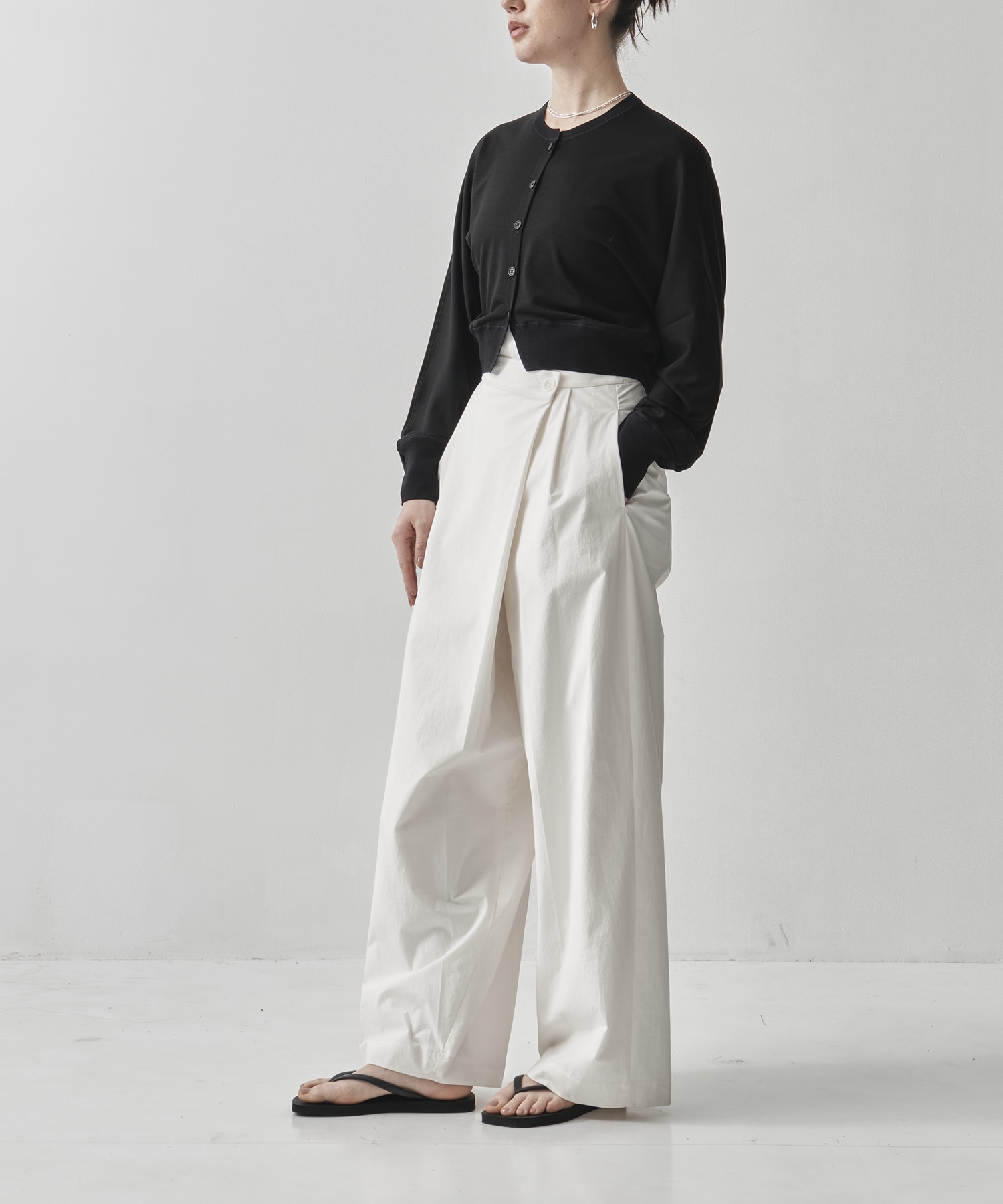 nylon cotton cross pants IIROT