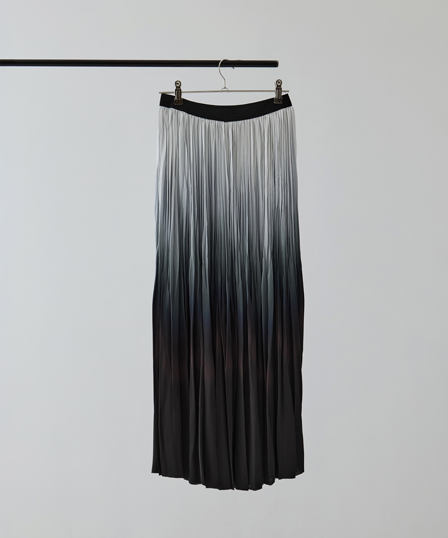 Bassen print satin pleated skirt 08sircus