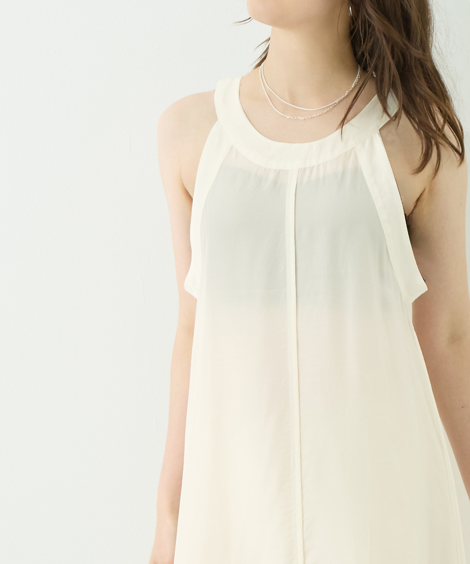 Cupro Sleeveless Dress INSCRIRE