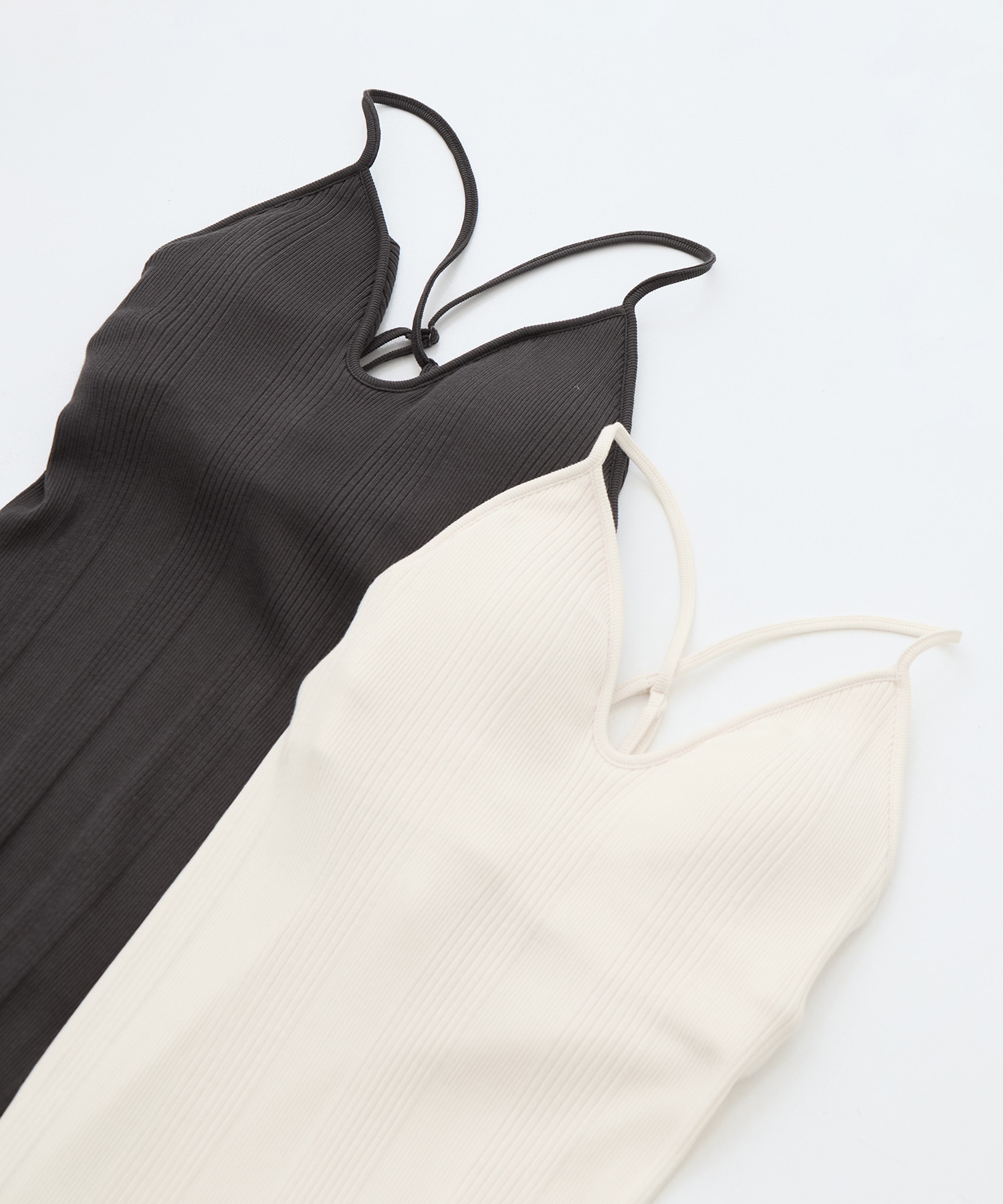 Random rib bra camisole HAKUJI
