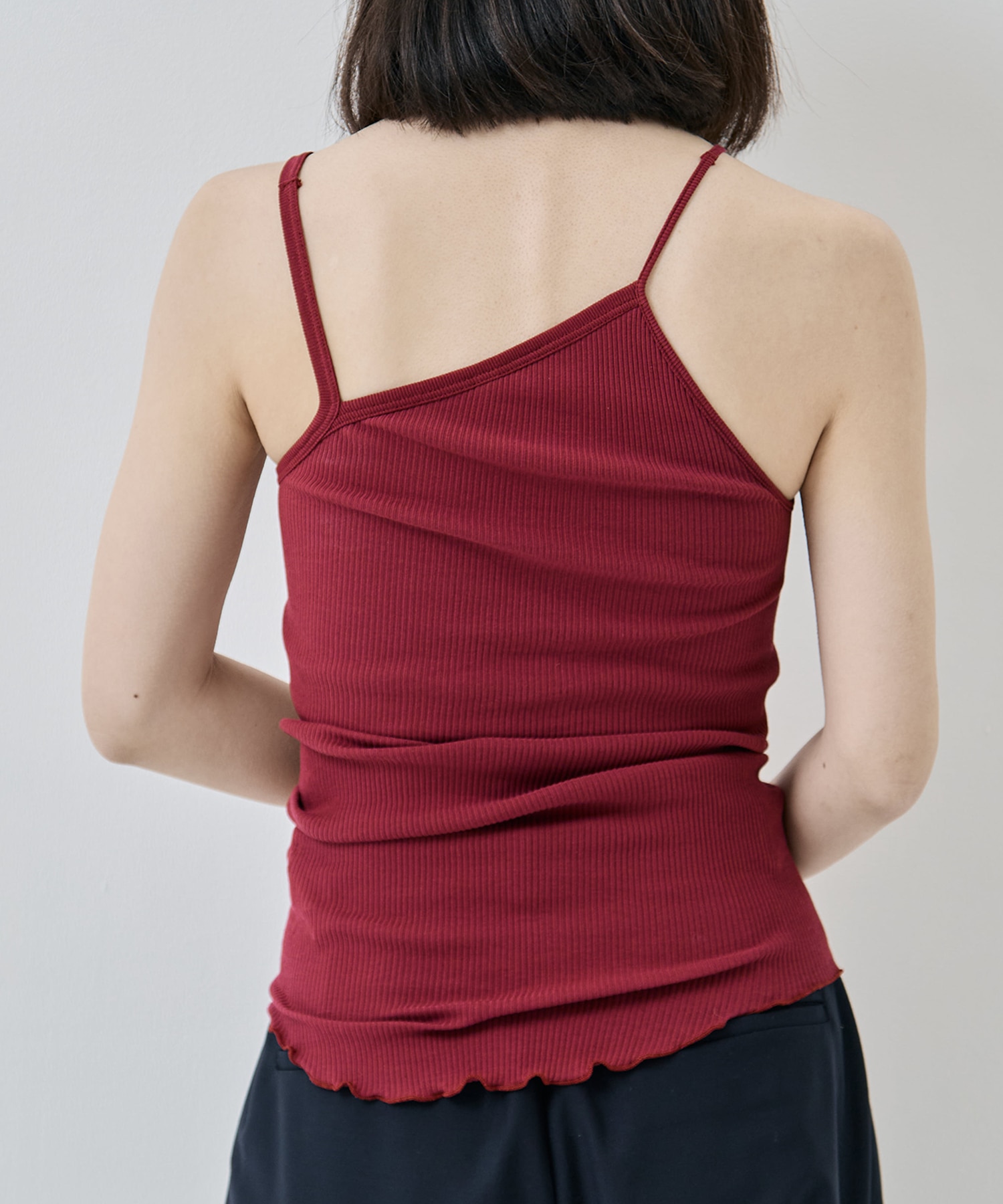 Twist cotton bra tank cami HAKUJI