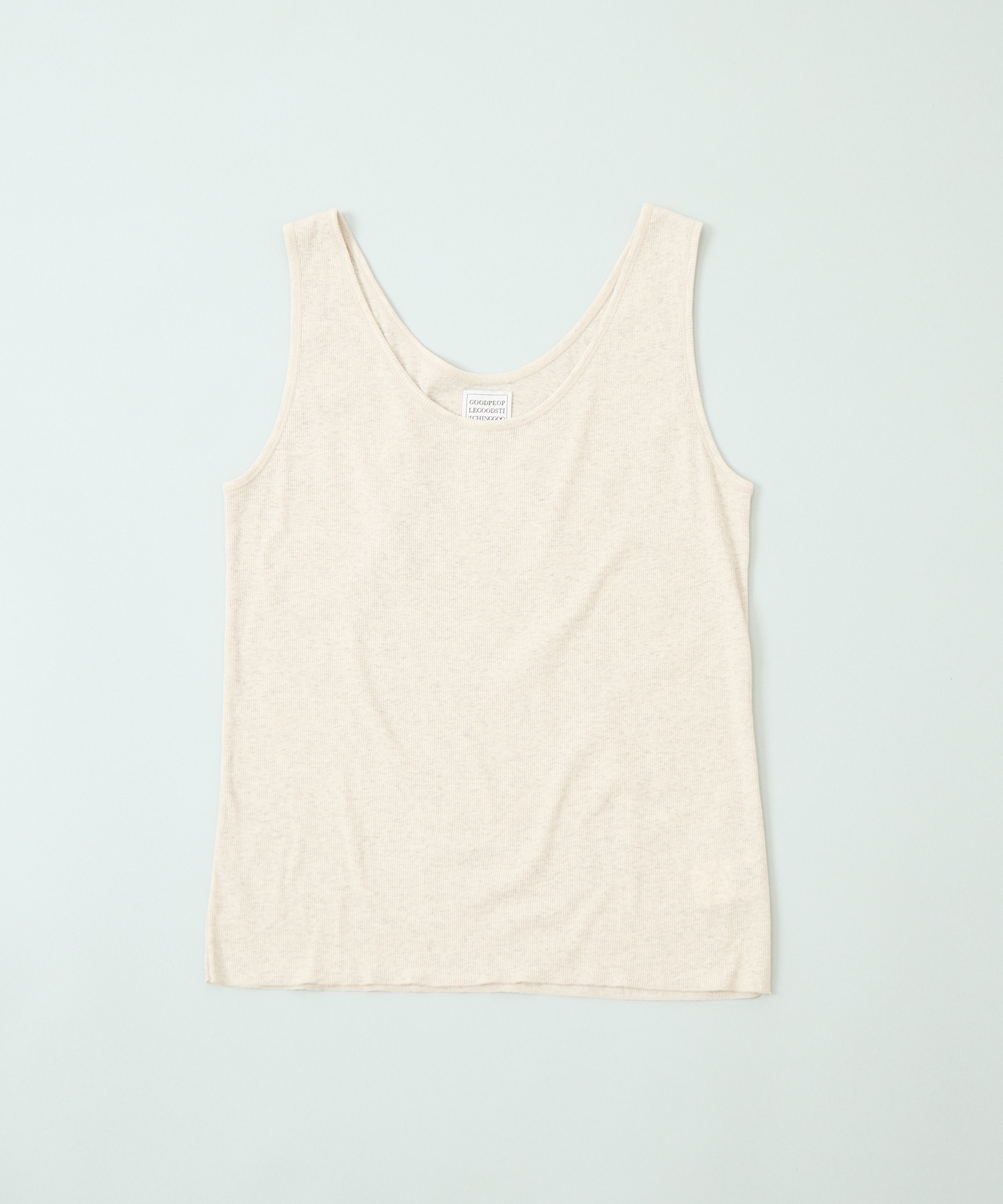 Basic Tank Top GOOD PEOPLE GOOD STITCHING GOOD PRODUCT