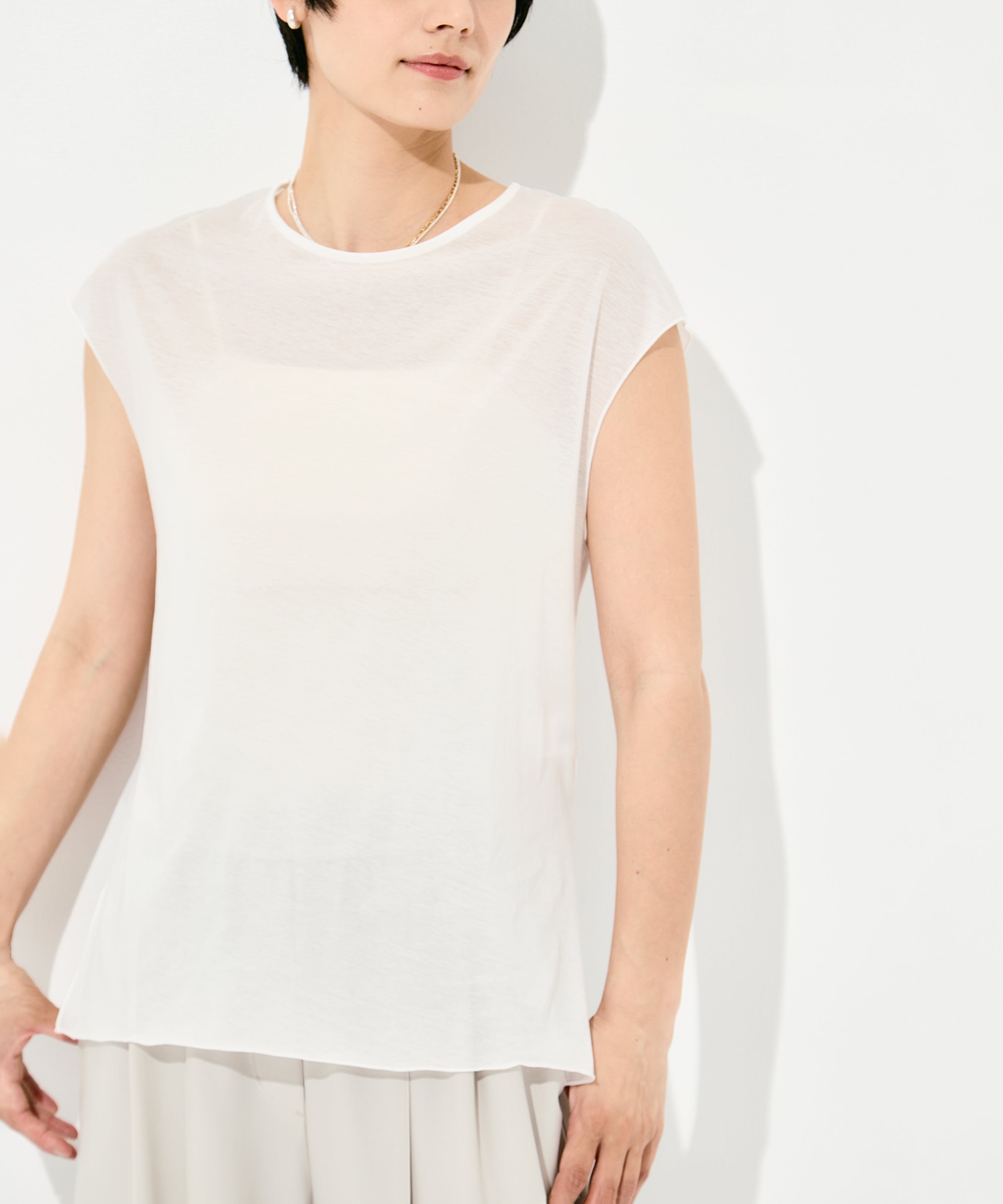 Side Slit French Sleeve T GOOD PEOPLE GOOD STITCHING GOOD PRODUCT