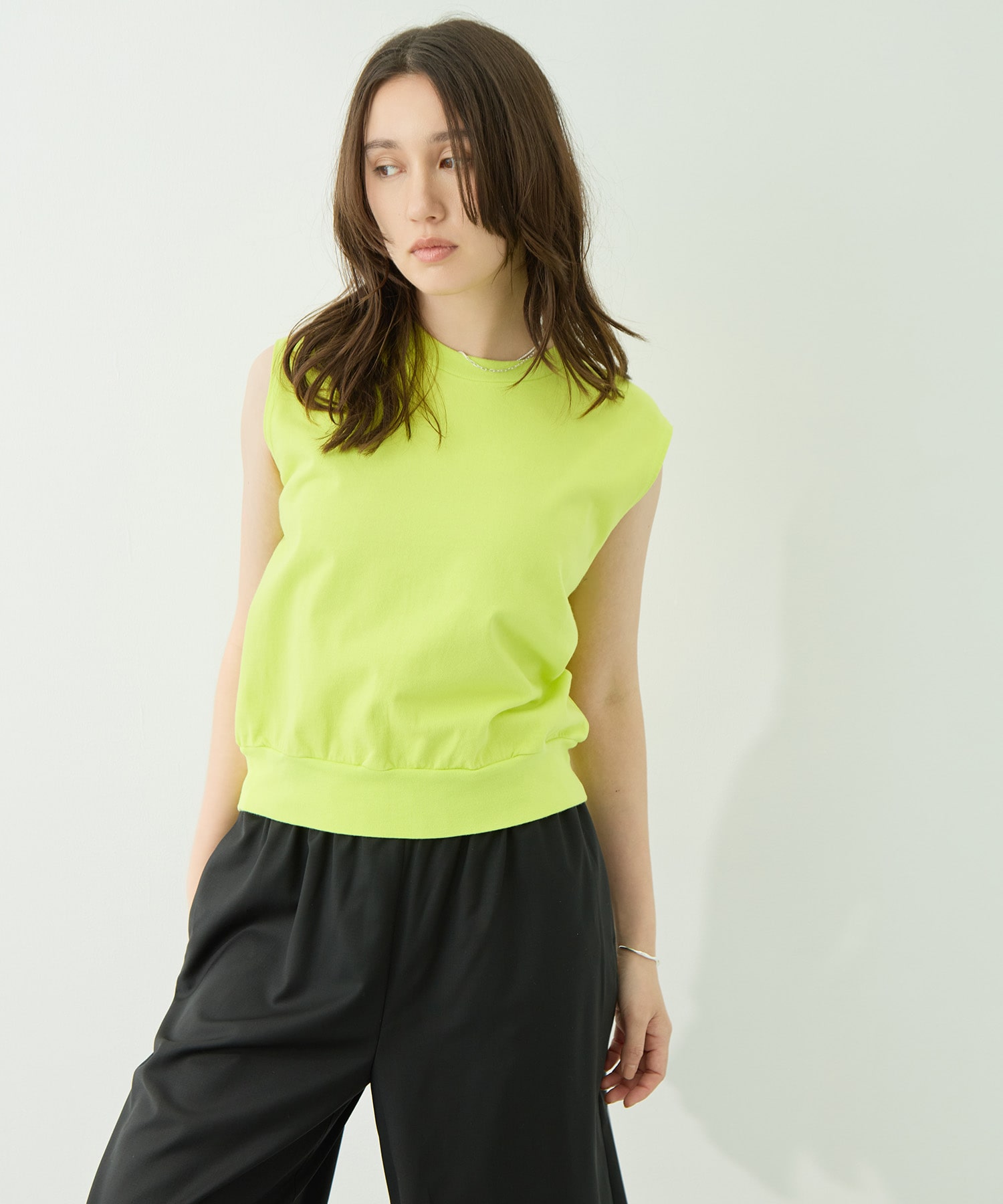 Classic Hem Rib Sleeveless blurhmsROOTSTOCK