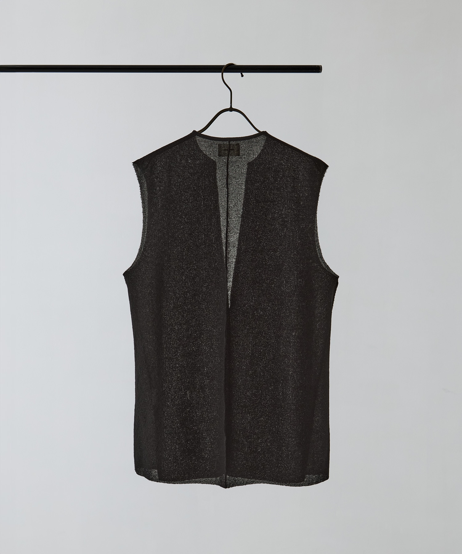 Dry Sheer Milano Knit vest WRAPINKNOT