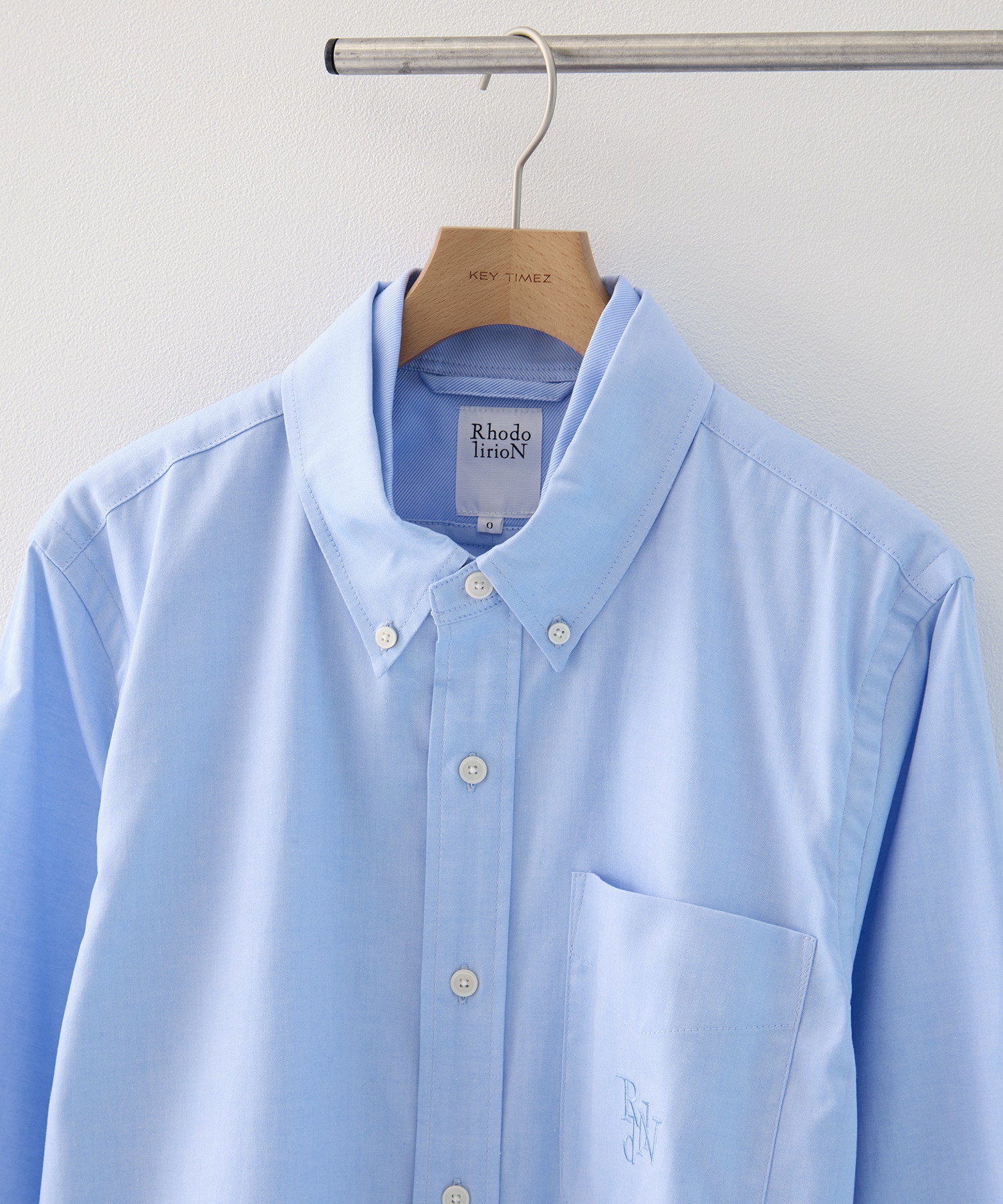 Double Layer Button-down Shirt - Oxford RhodolirioN