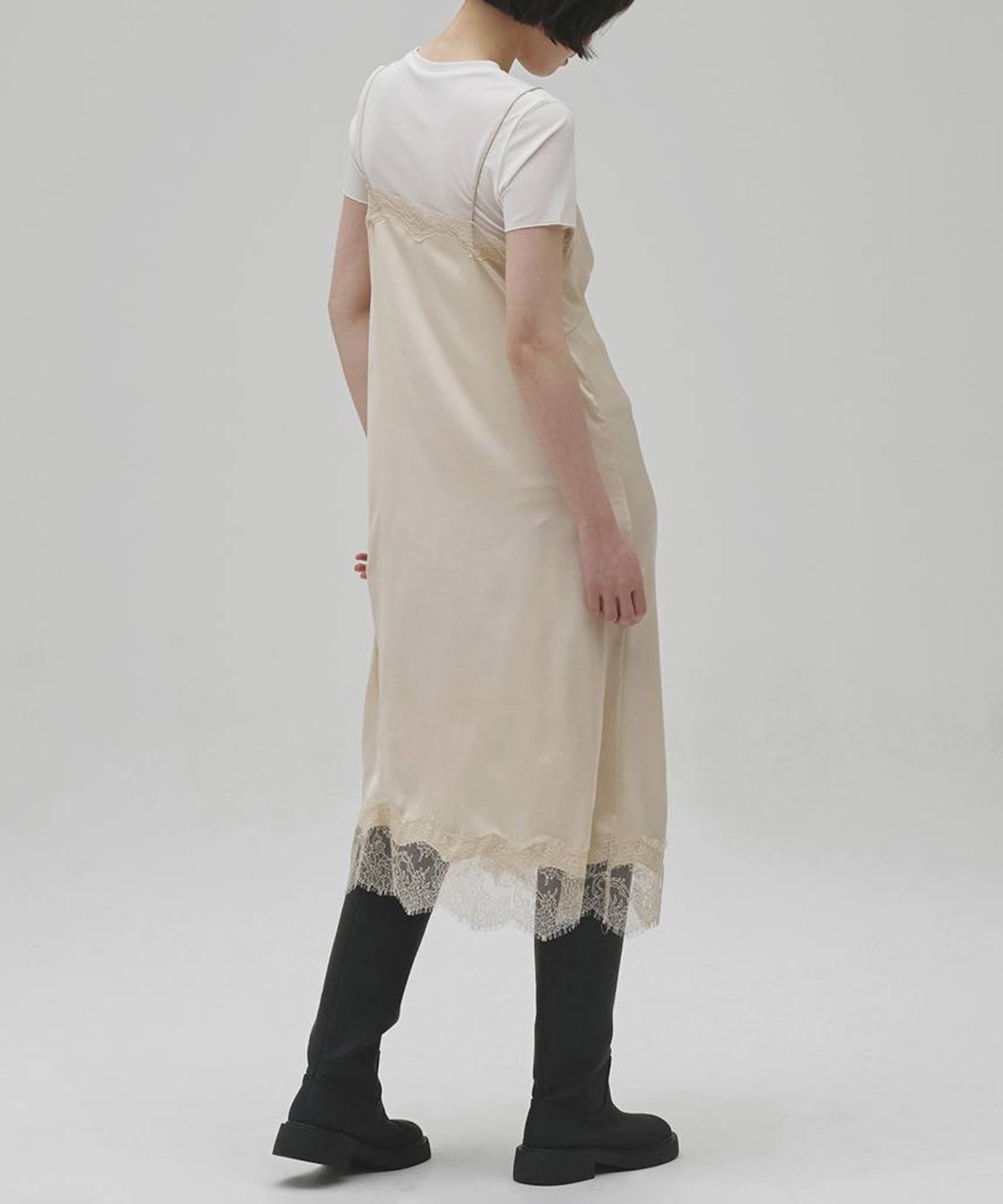 Satin Lace Dress TODAYFUL
