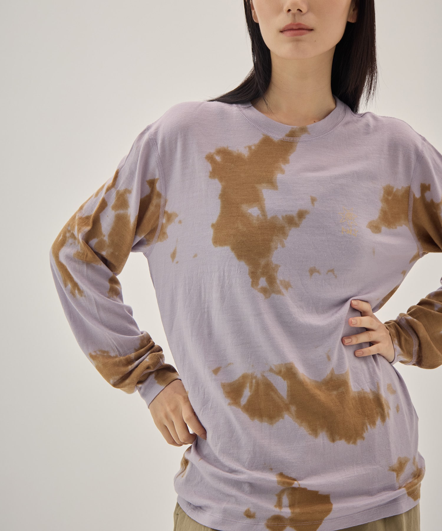 Merino Wool Dyed L/S Tee PHEENY
