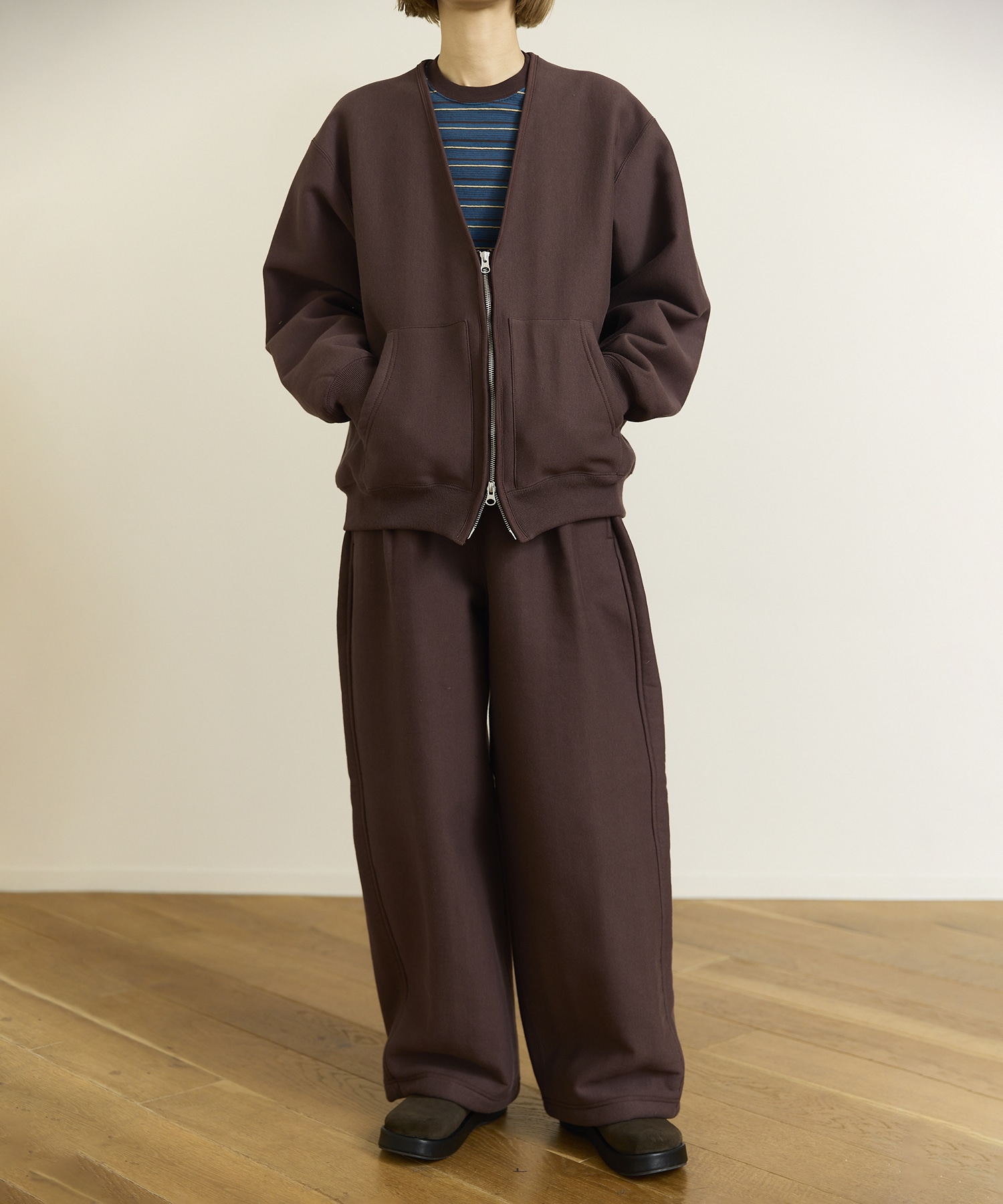 Athletic Fleece V-Neck Coverall PHEENY