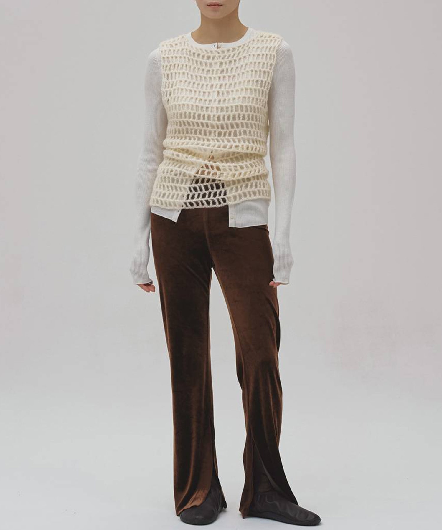 Silkwool Knit Cardigan TODAYFUL