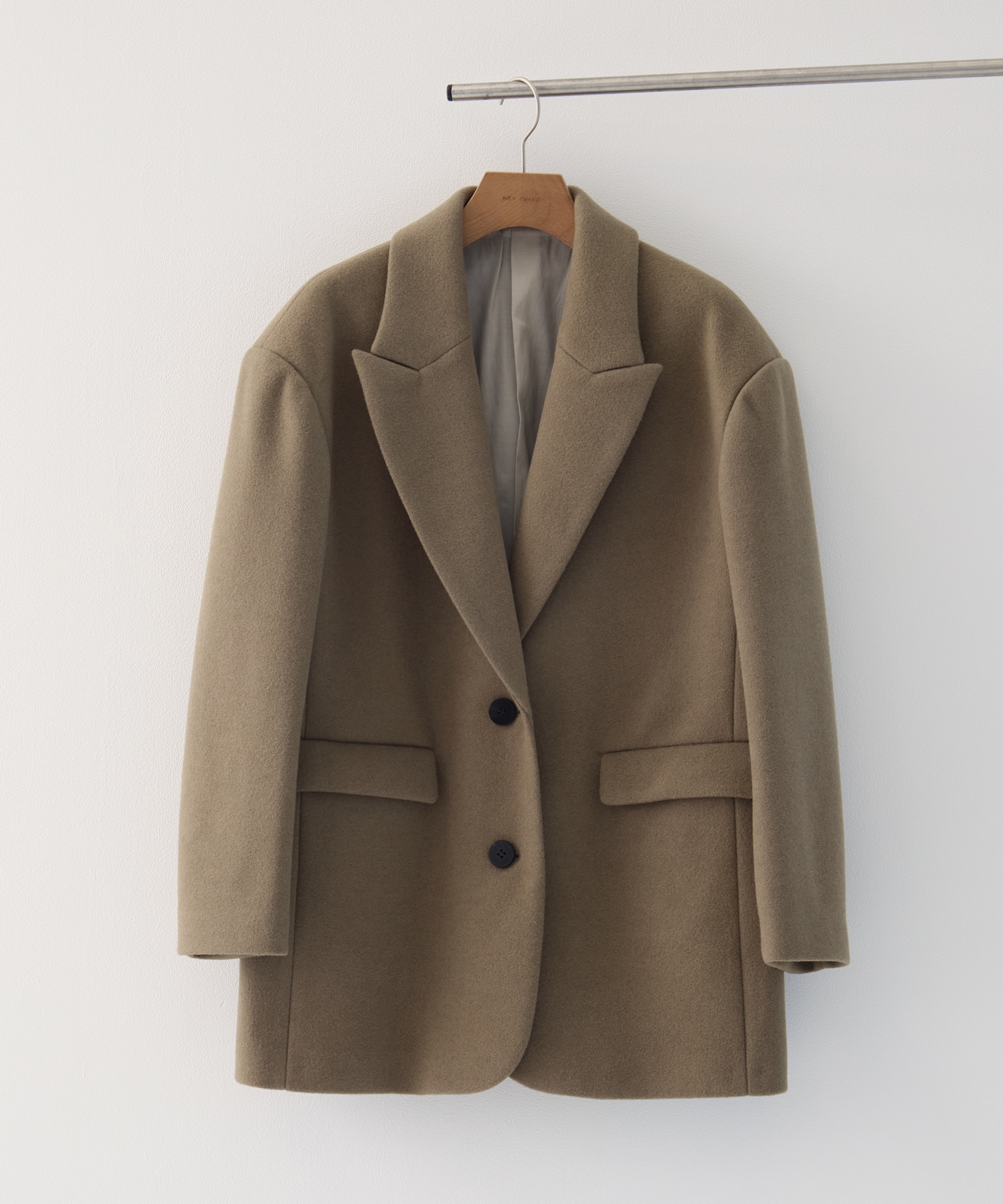 Needle rever stretch Jacket Coat PHEENY