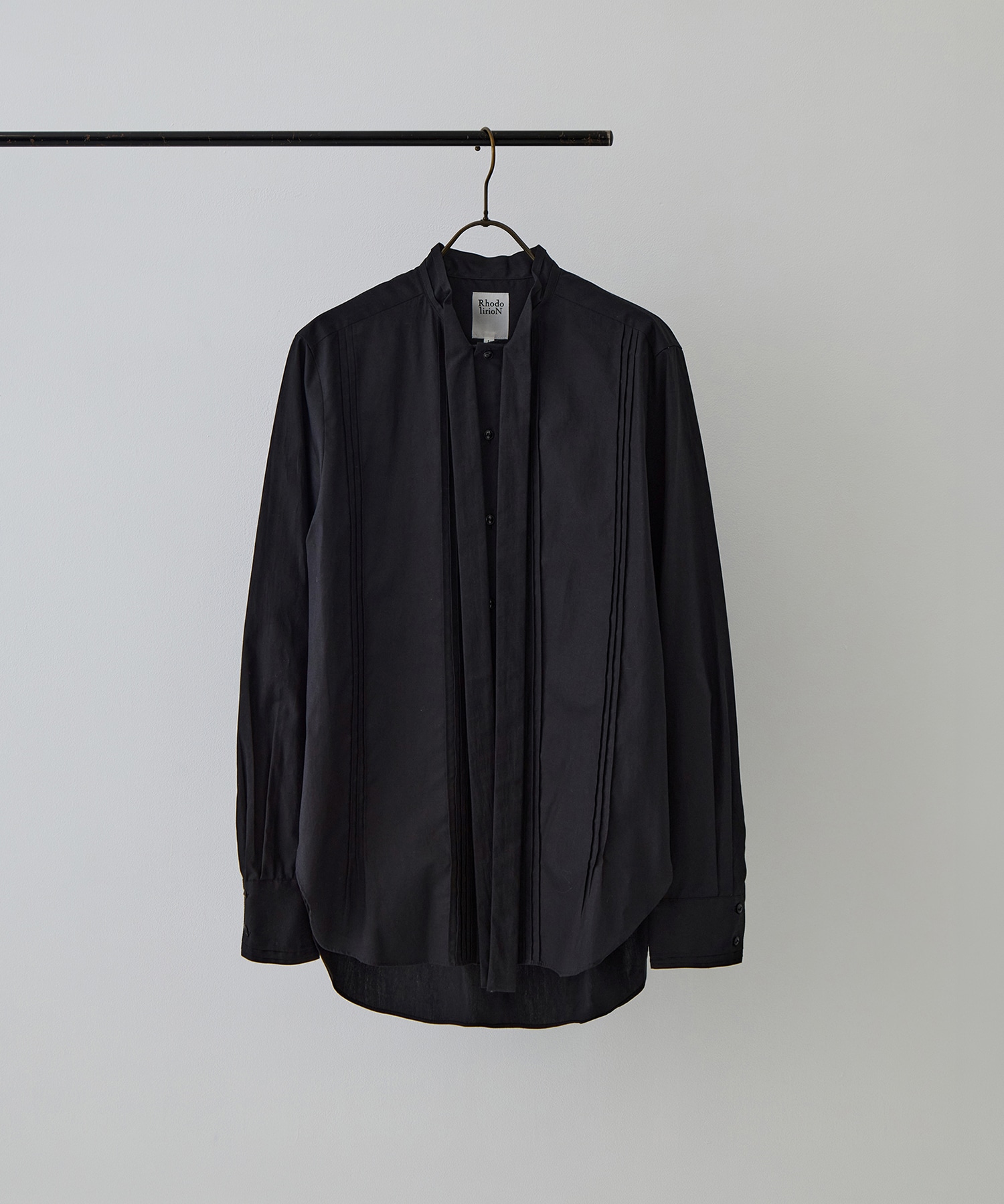 Ribbon Tie Blouse - Solid＆Leopard RhodolirioN