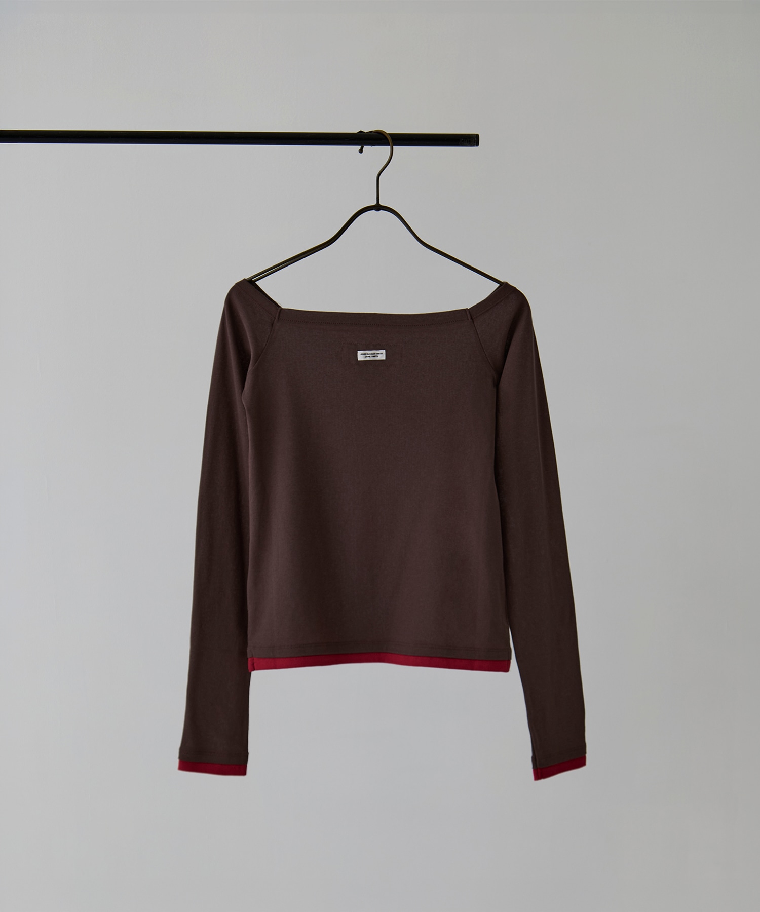 COTTON OFF SHOULDER LAYERED PULLOVER JANE SMITH