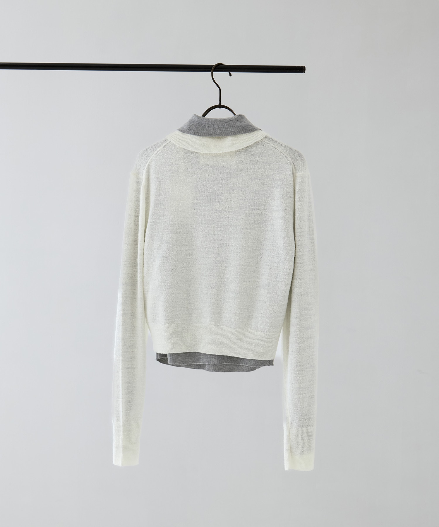 Layered Polo Knit TODAYFUL