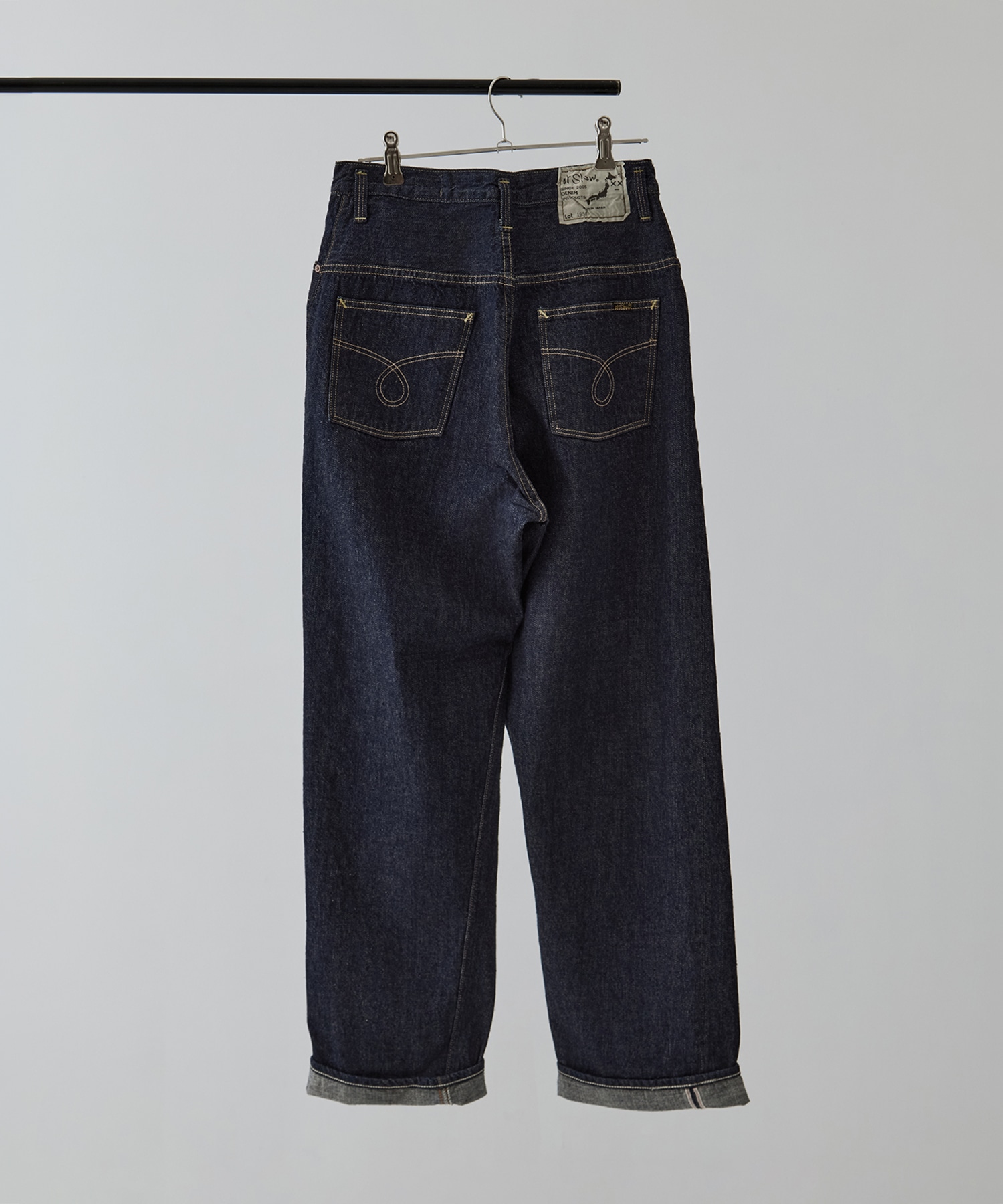 HIGH WAIST SELVEDGE DENIM PANTS/JASMIN orSlow