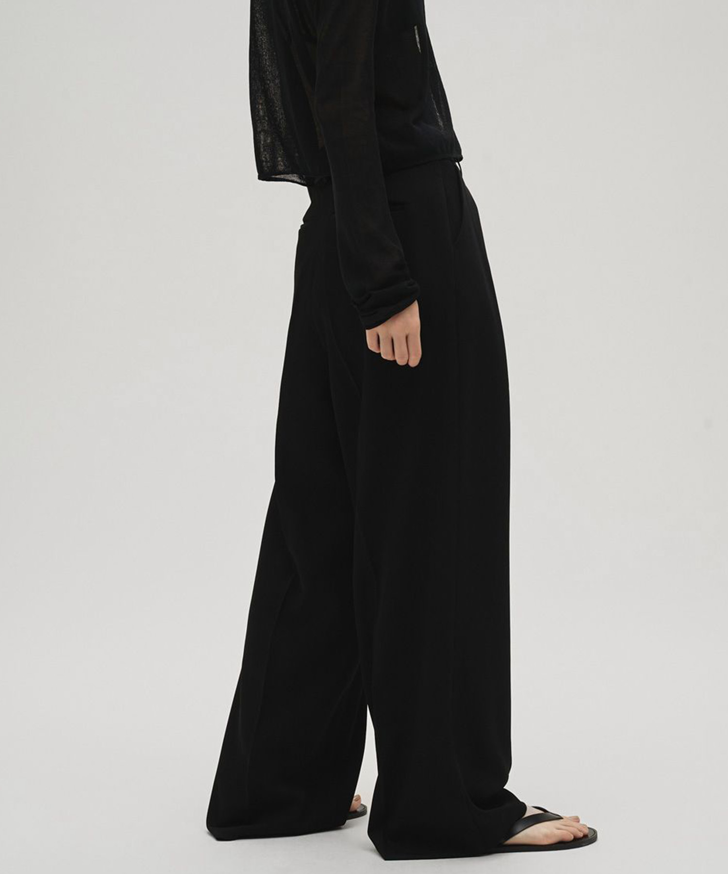 Tuck Wide Trousers TODAYFUL