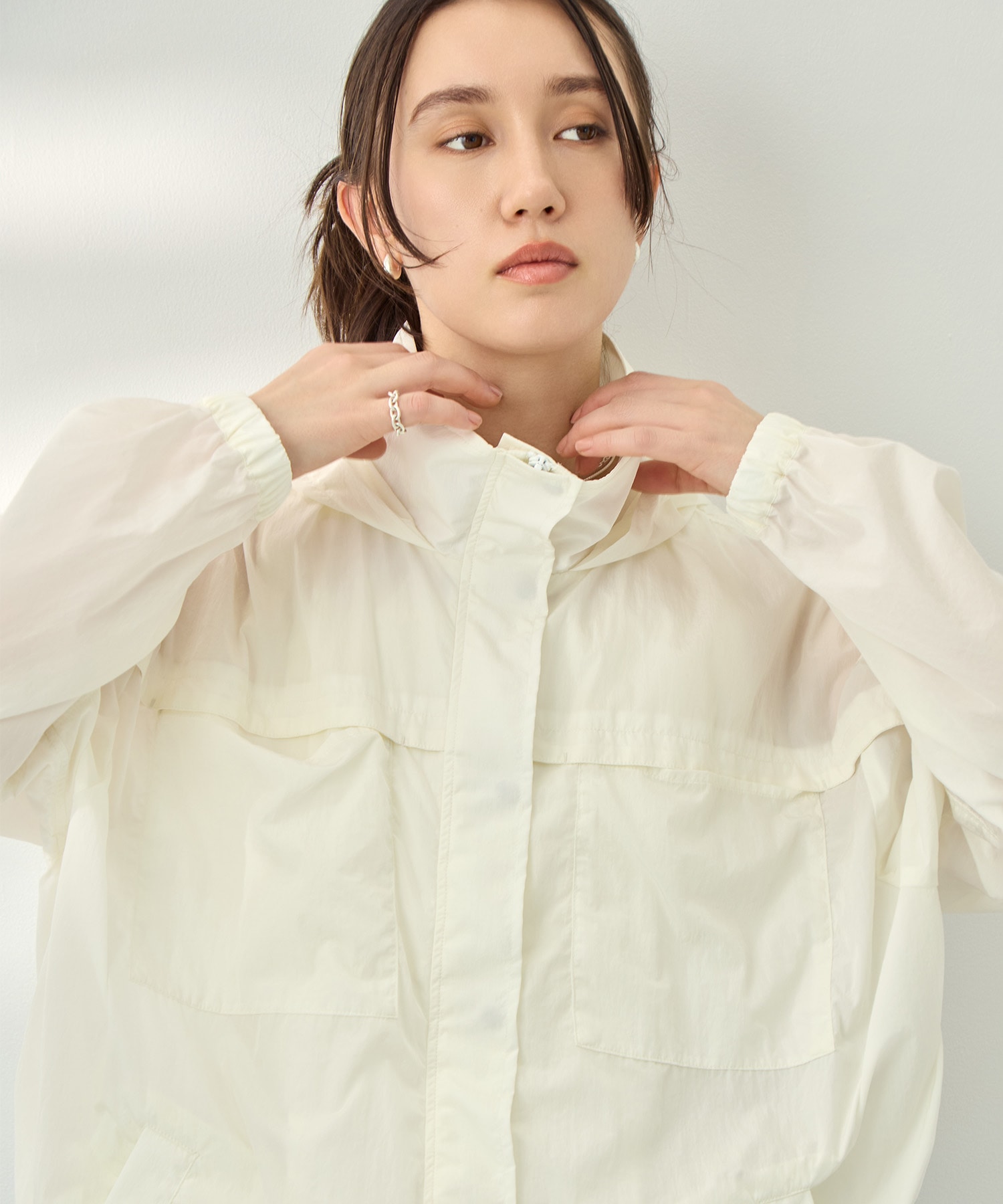 撥水ライトブルゾン KEY TIMEZ