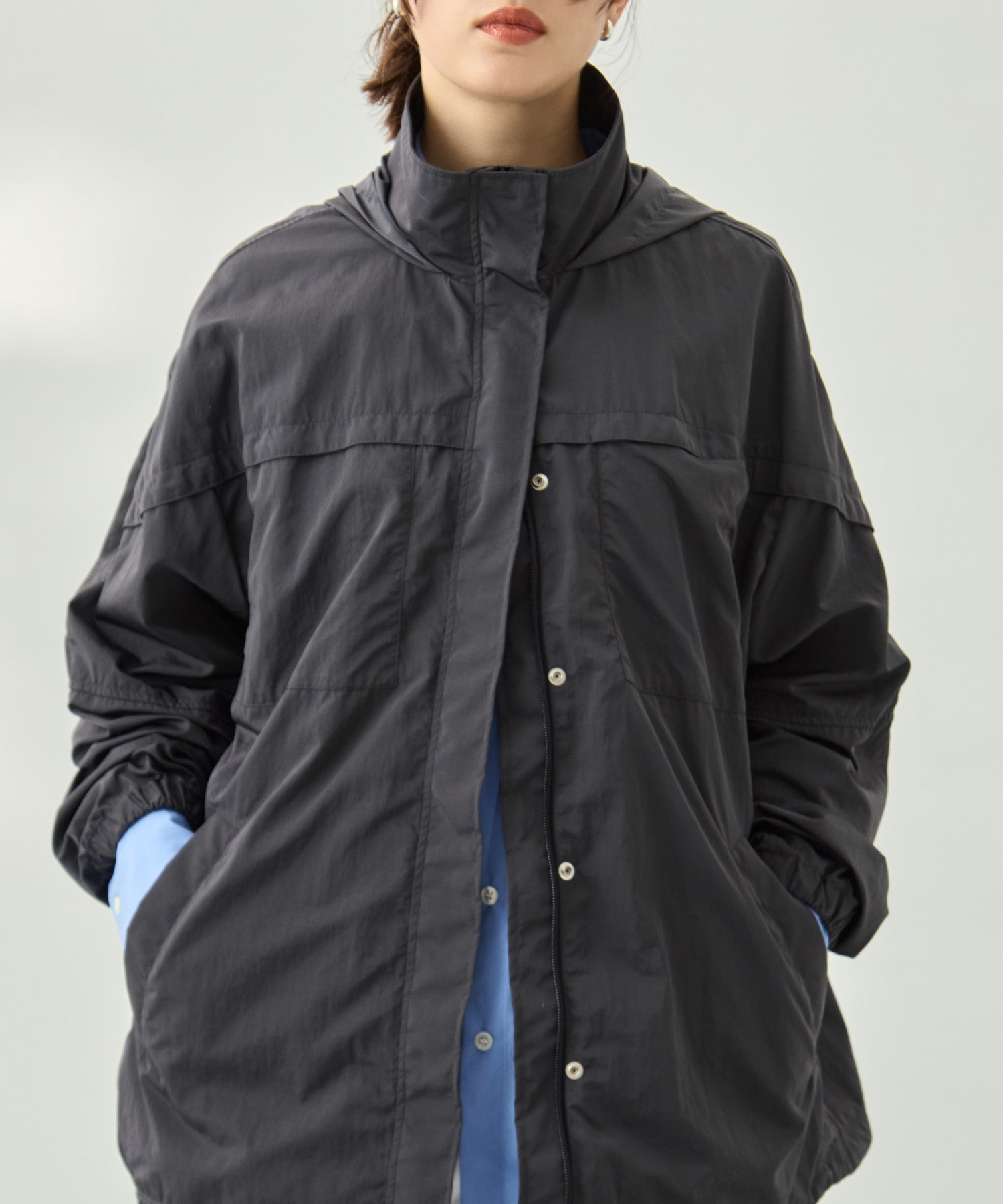 撥水ライトブルゾン KEY TIMEZ