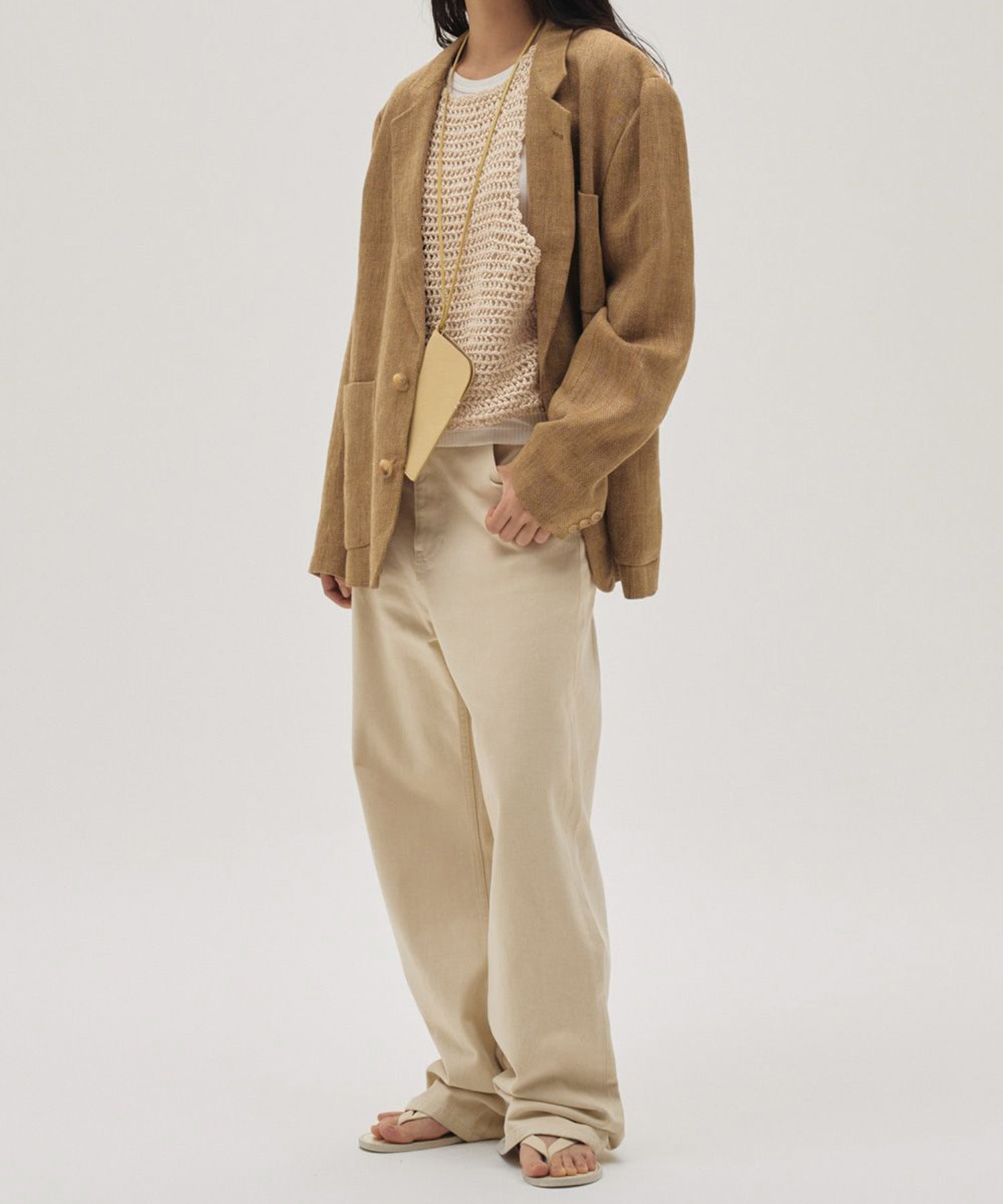 Boyfriend Linen Jacket TODAYFUL