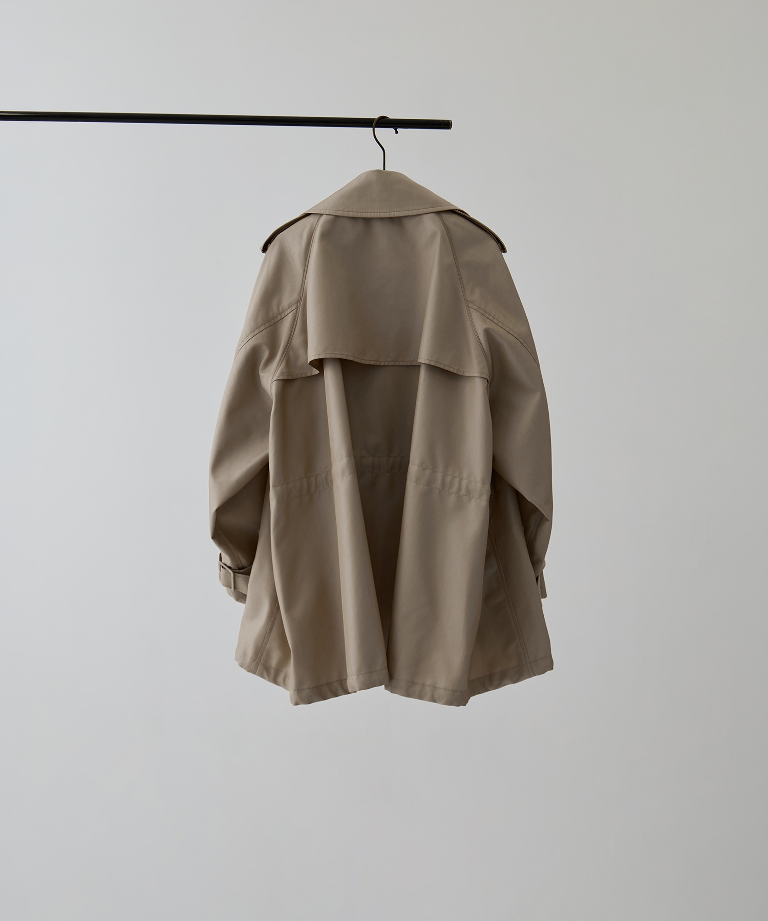 Giza cotton short trench coat 08sircus