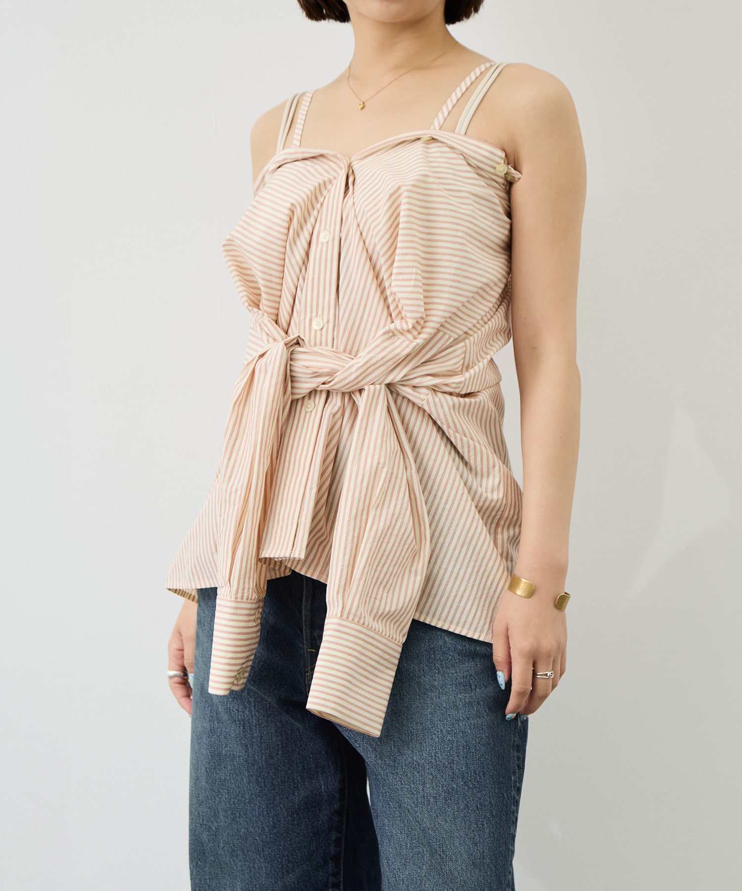別注2way Blouse muller of yoshiokubo
