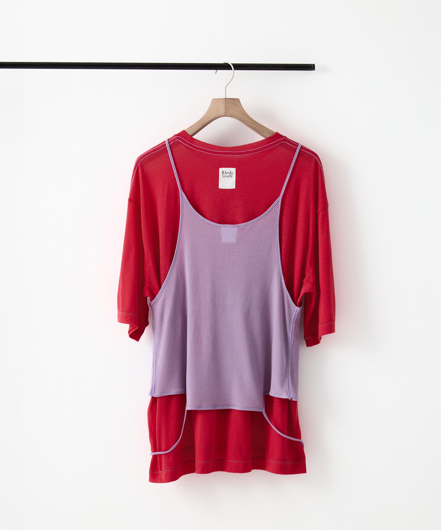 Camisole Top & Loose-fitting Tee - Unit Tops RhodolirioN