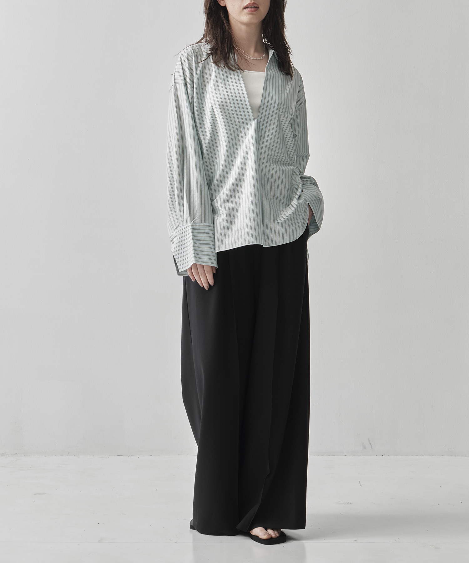 Drawstring Easy Wide Pants GOOD PEOPLE GOOD STITCHING GOOD PRODUCT