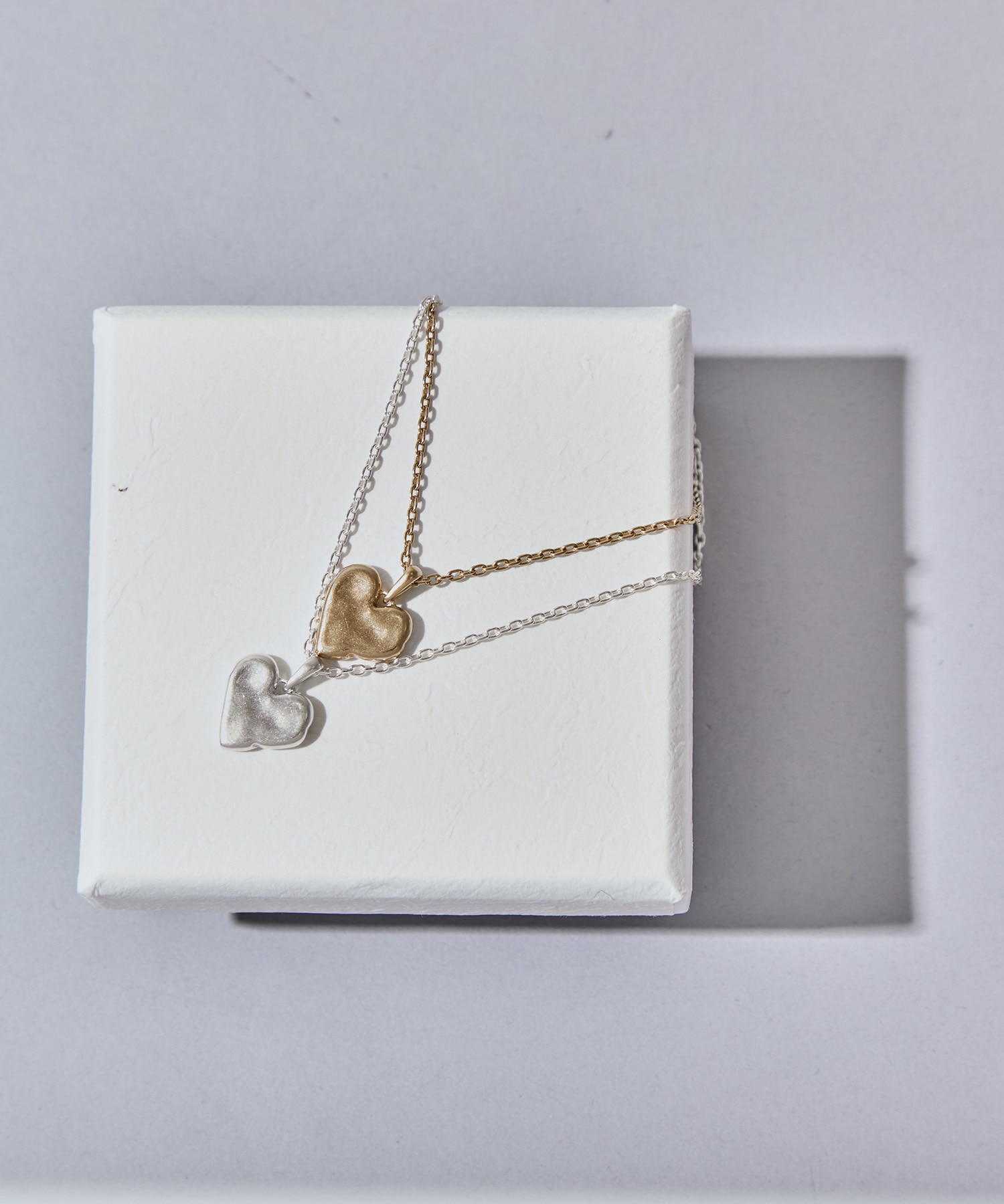 ハートシルフィウムネックレス GD TEN.