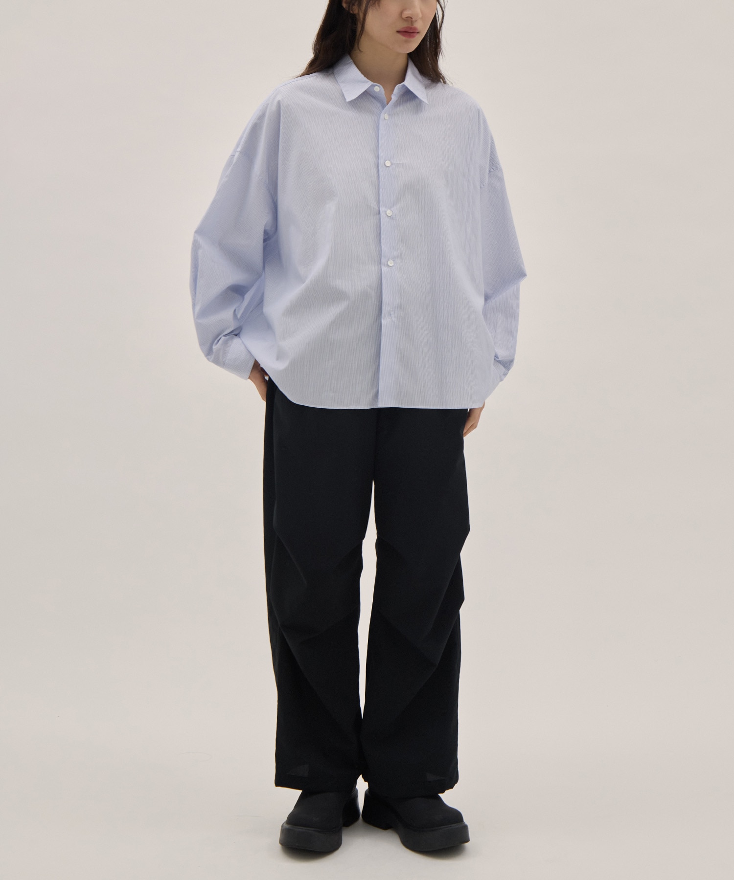 GIZA COMPACT STRIPE OVERSIZED SHIRTS ATON