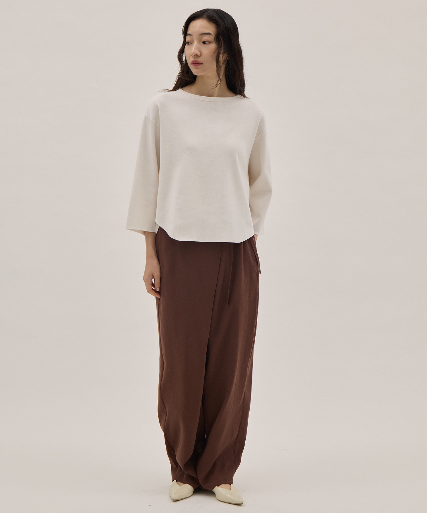 COTTON RIB PULLOVER YLEVE