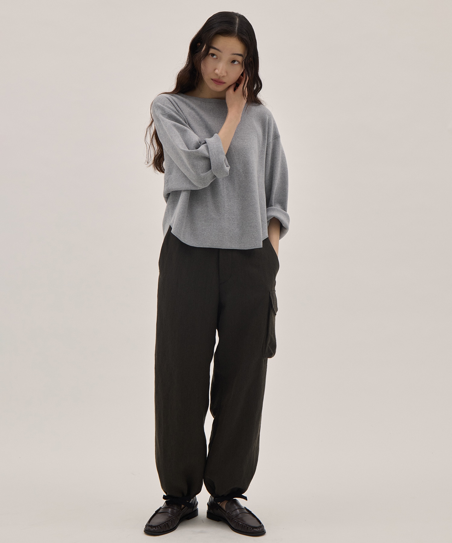 COTTON RIB PULLOVER YLEVE