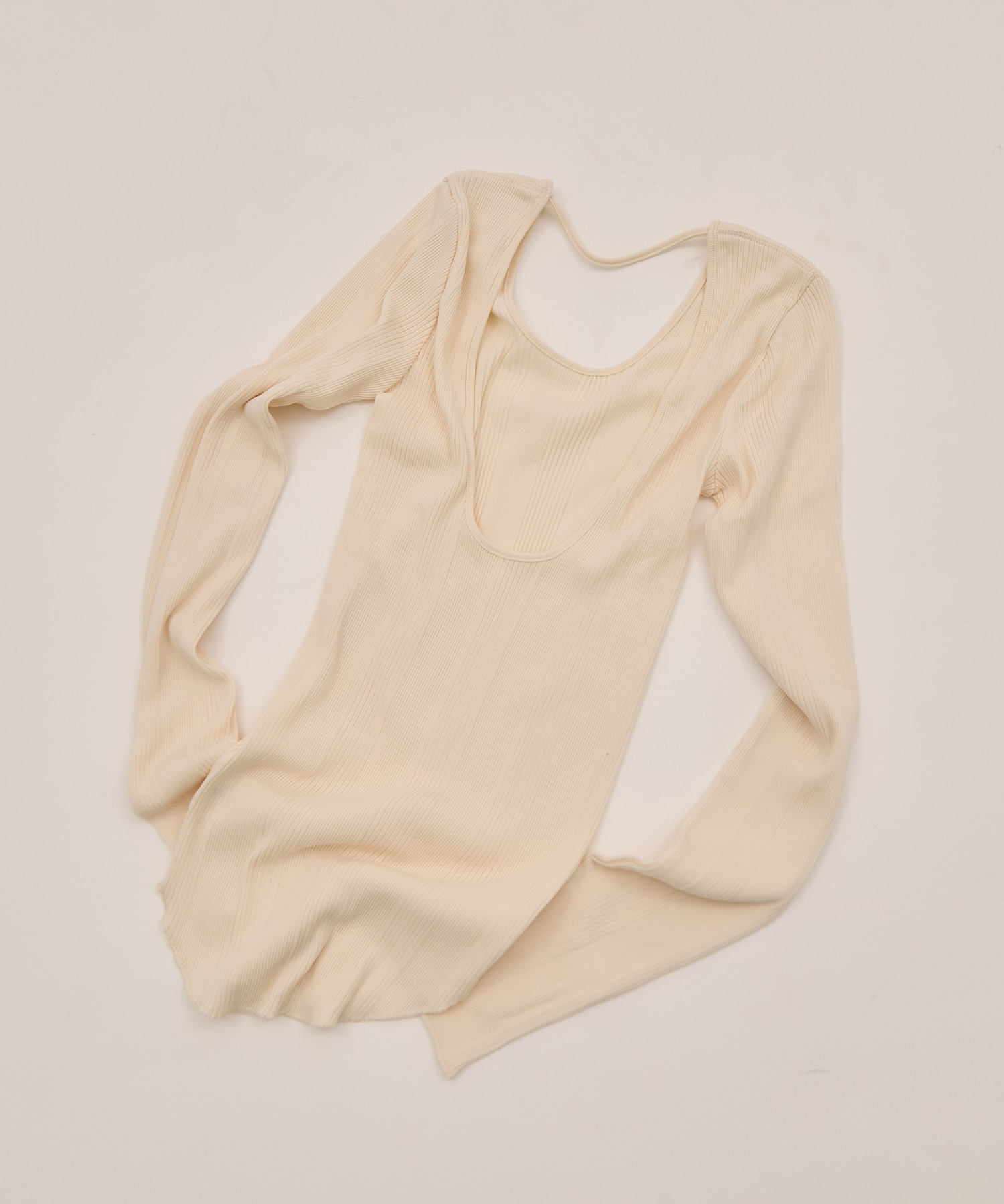 Random rib open back LS PO HAKUJI