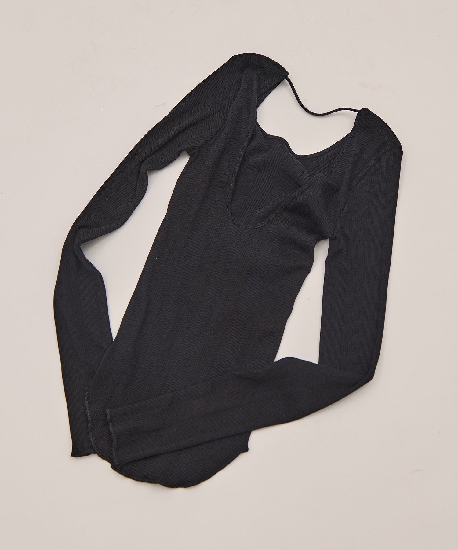 Random rib open back LS PO HAKUJI