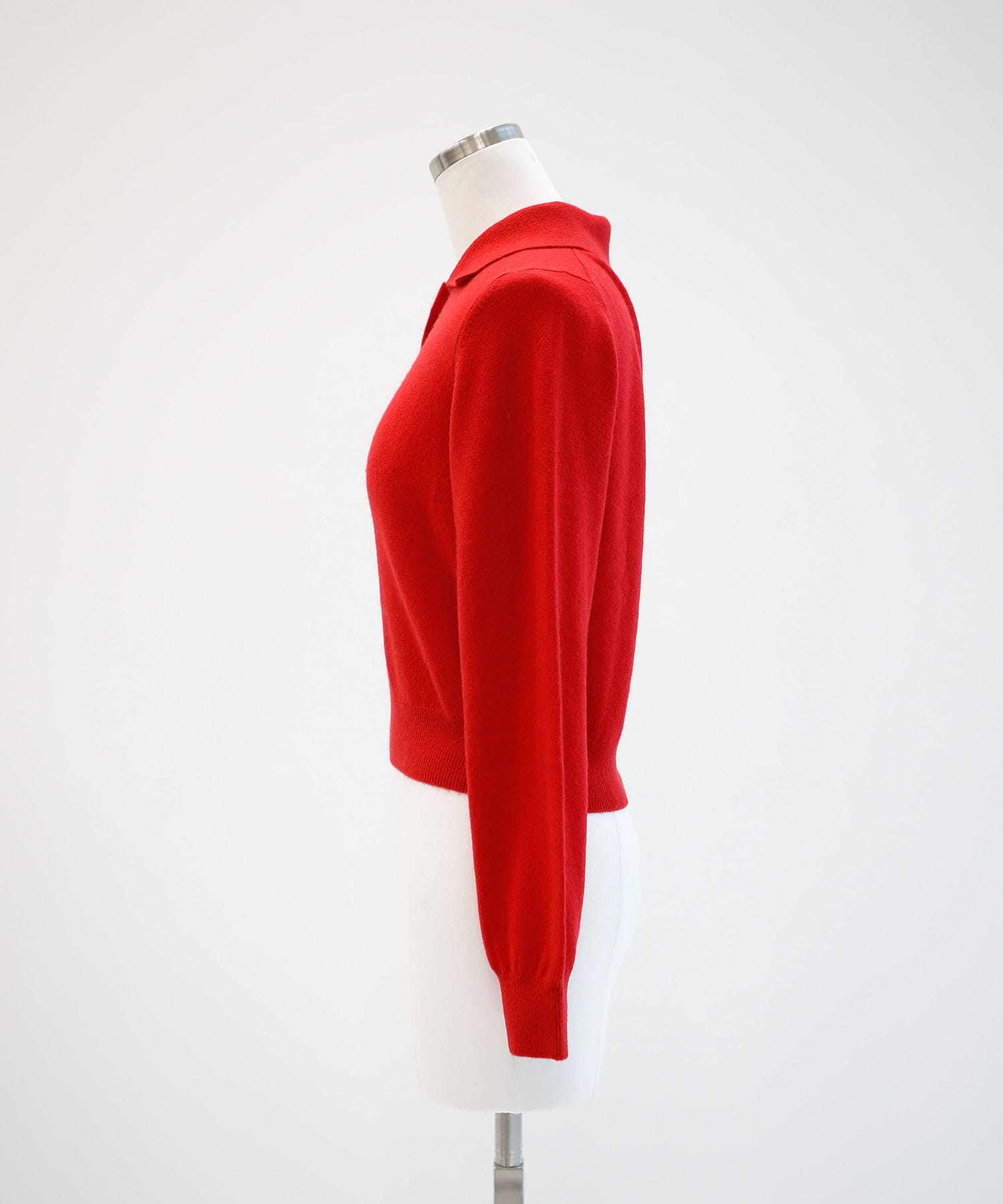CASHMERE KNIT POLO FUJI