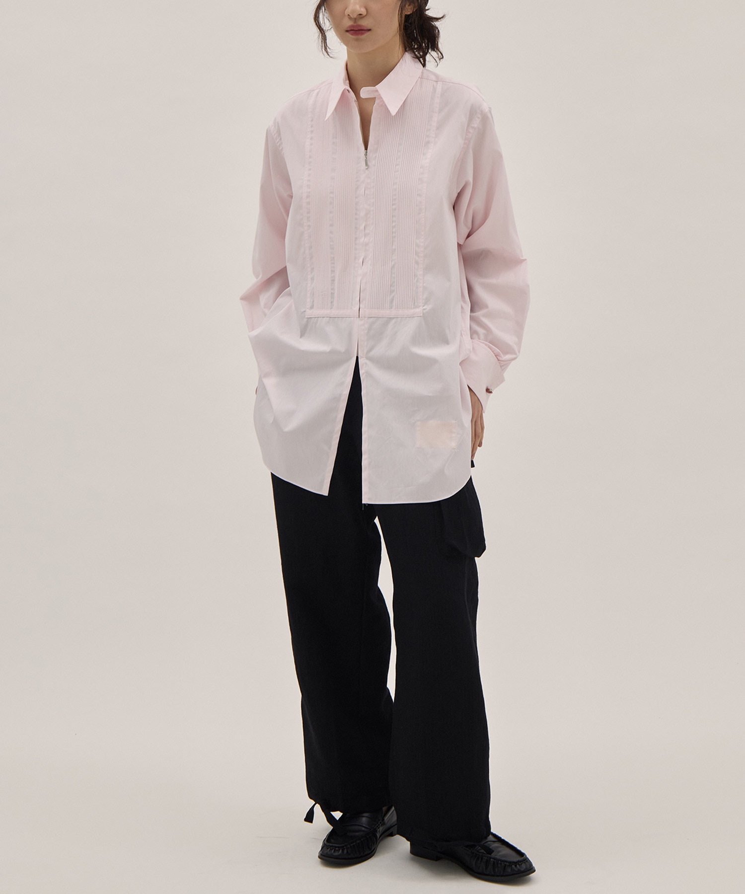 Wool Linen Herringbone Cargo Pants PONTI